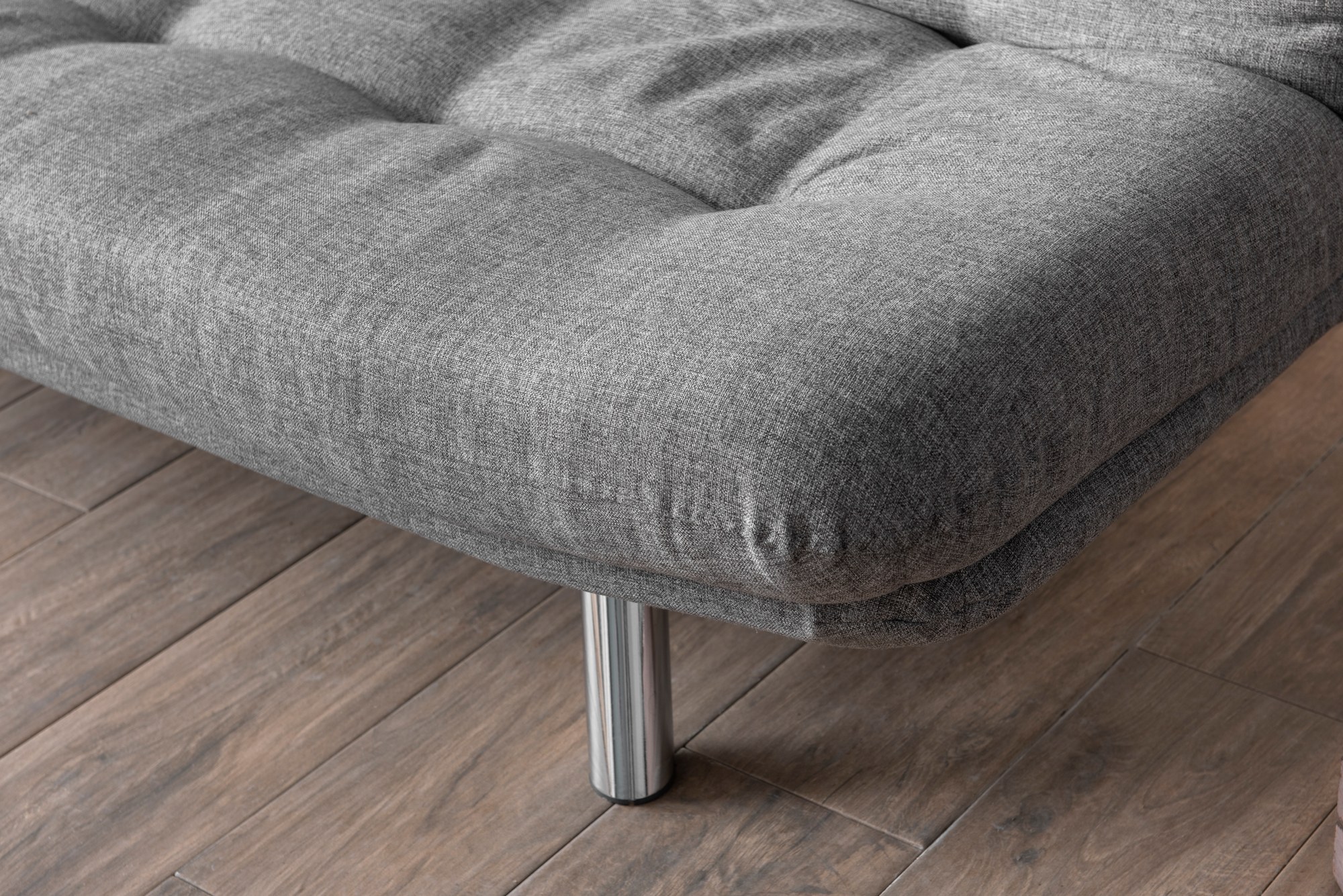 Misa Small Sofa Bed 3-seater Light Grey