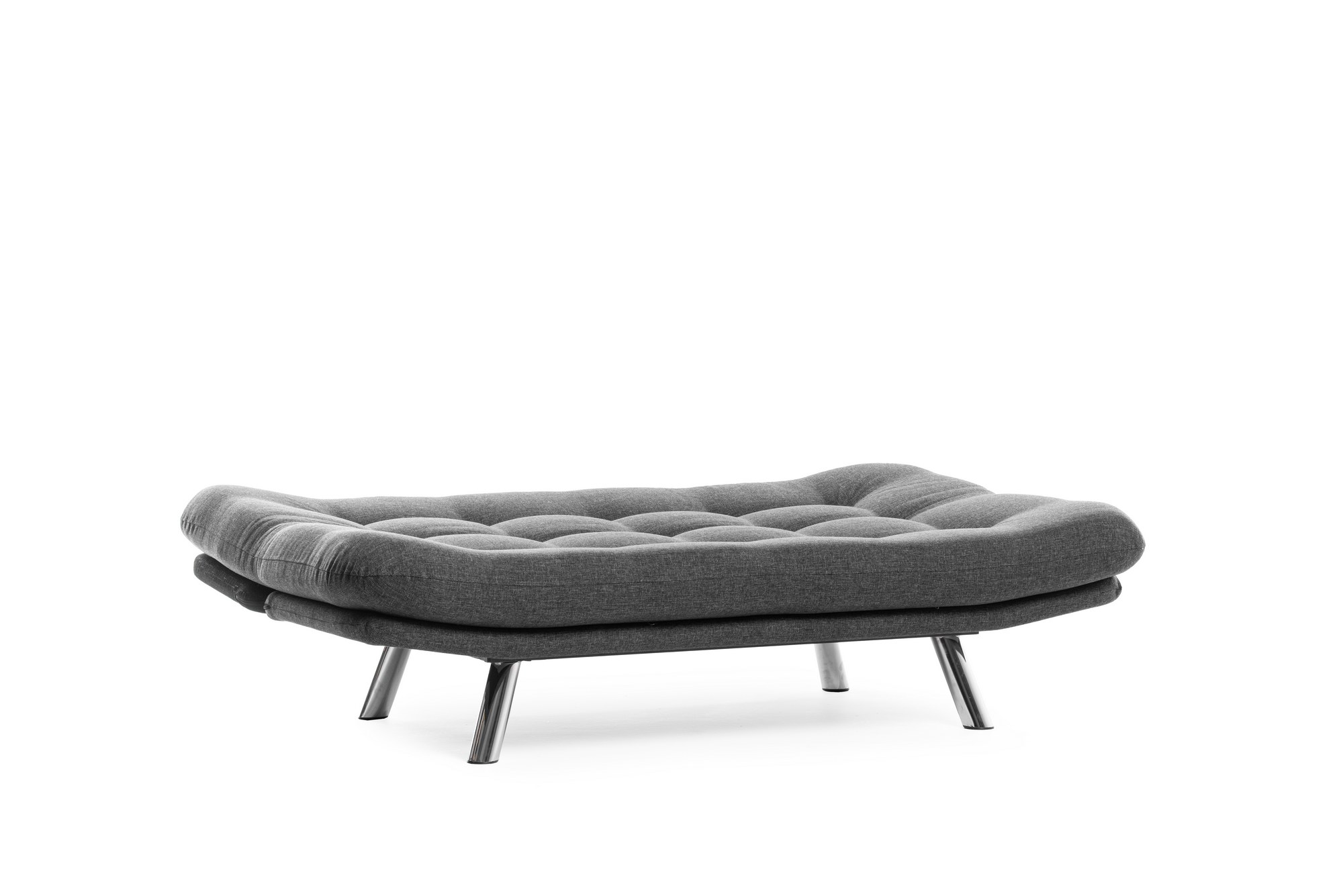 Misa Small Sofa Bed 3-seater Dark Grey