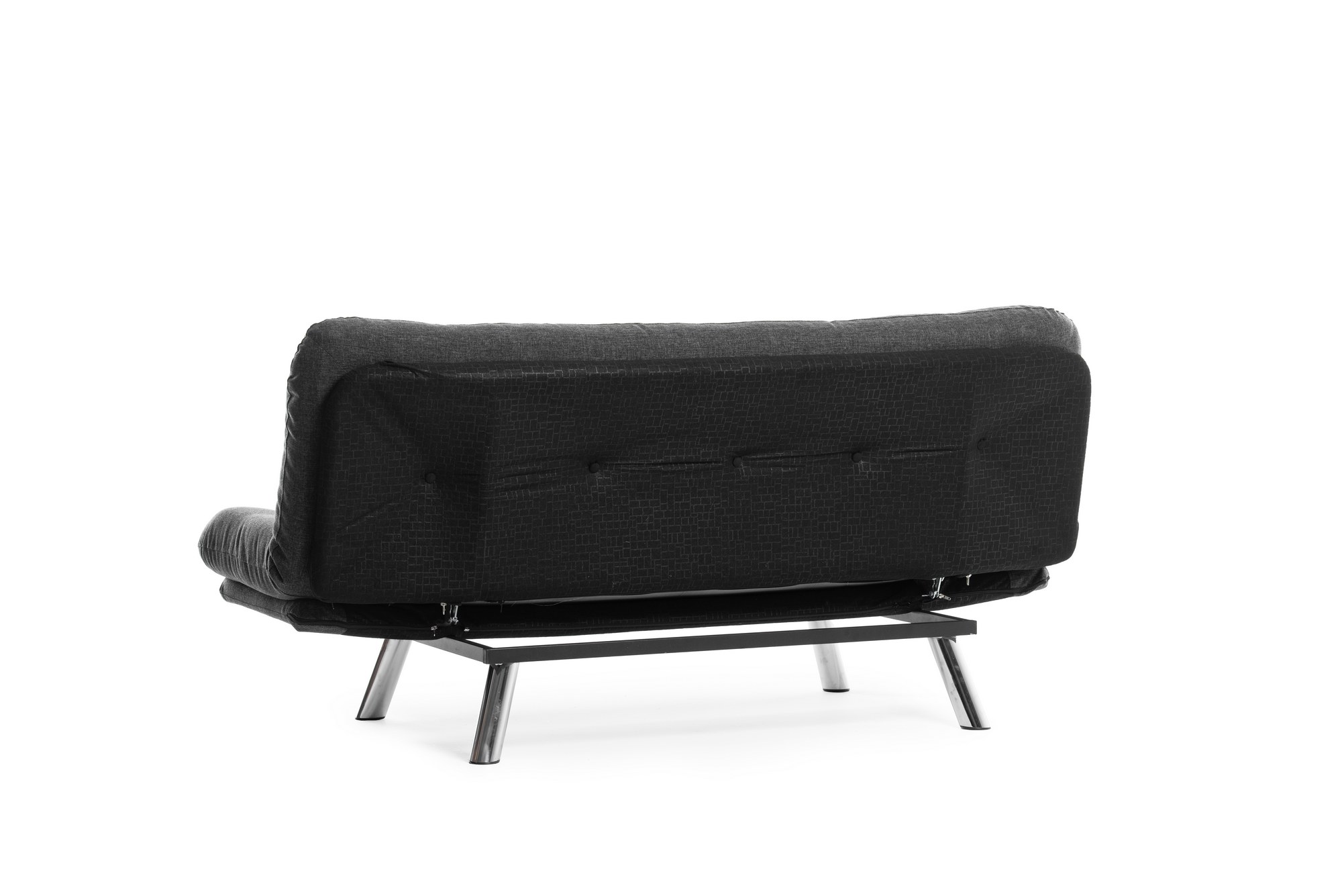 Misa Small Sofa Bed 3-seater Dark Grey