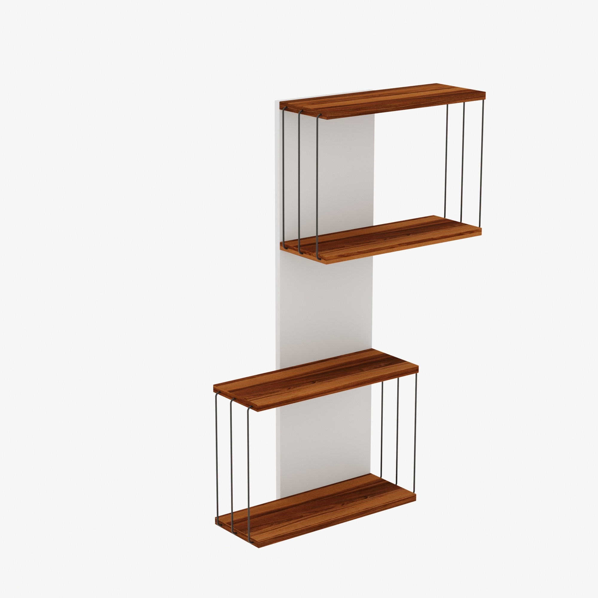 Destan Wandregal Holzfurnier