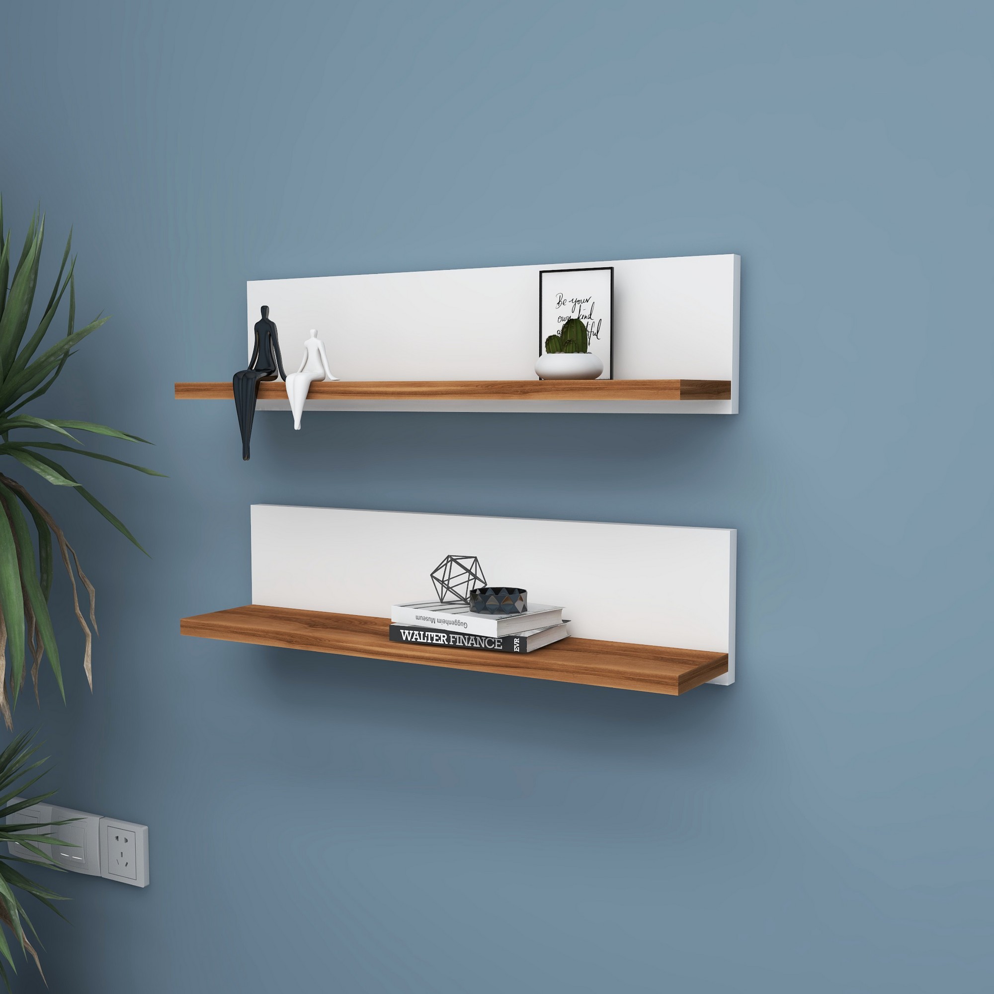 Shelf
Wooden veneer shelf
White