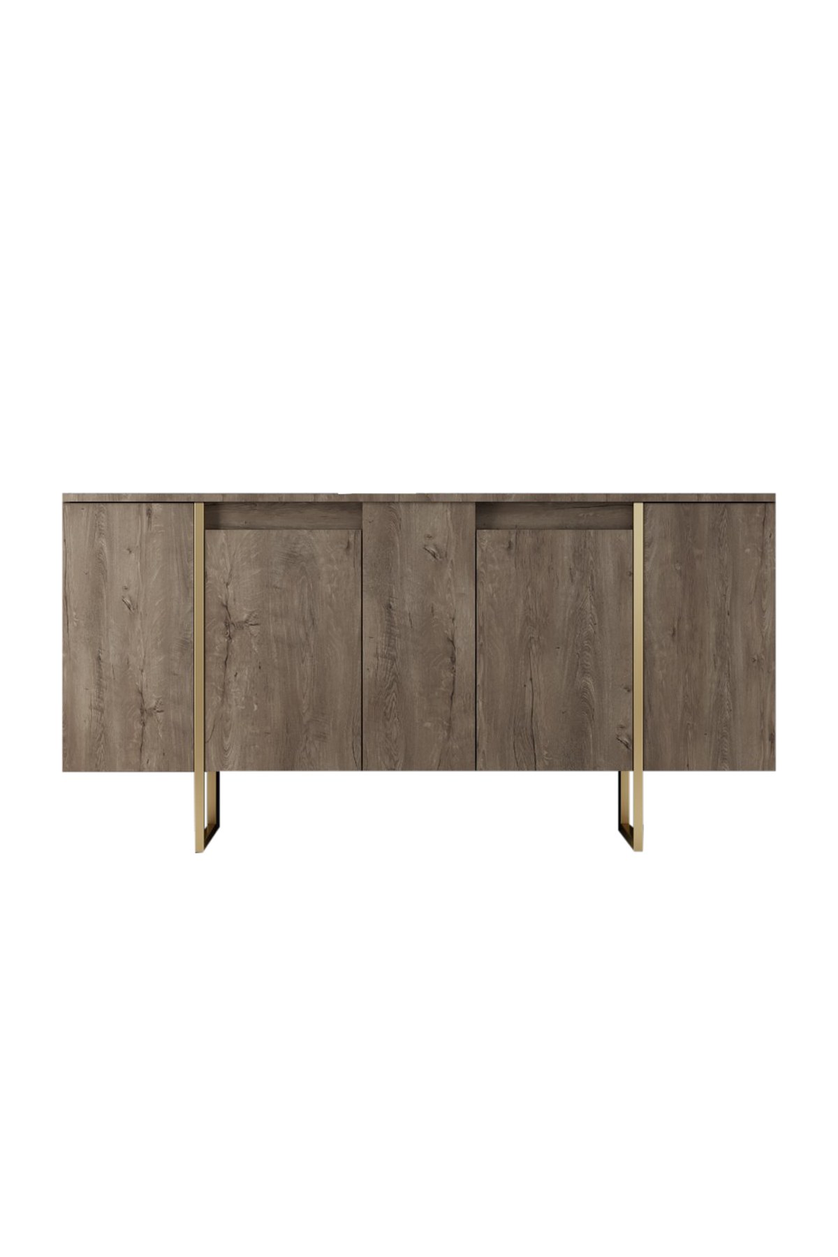 Luxury console veneer gold