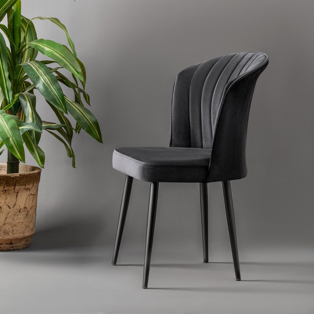 2x Rubi Dining Chair Black