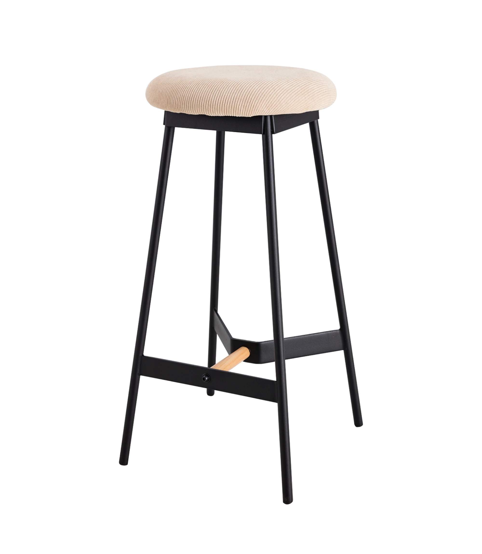 Bar stool terry cloth beige