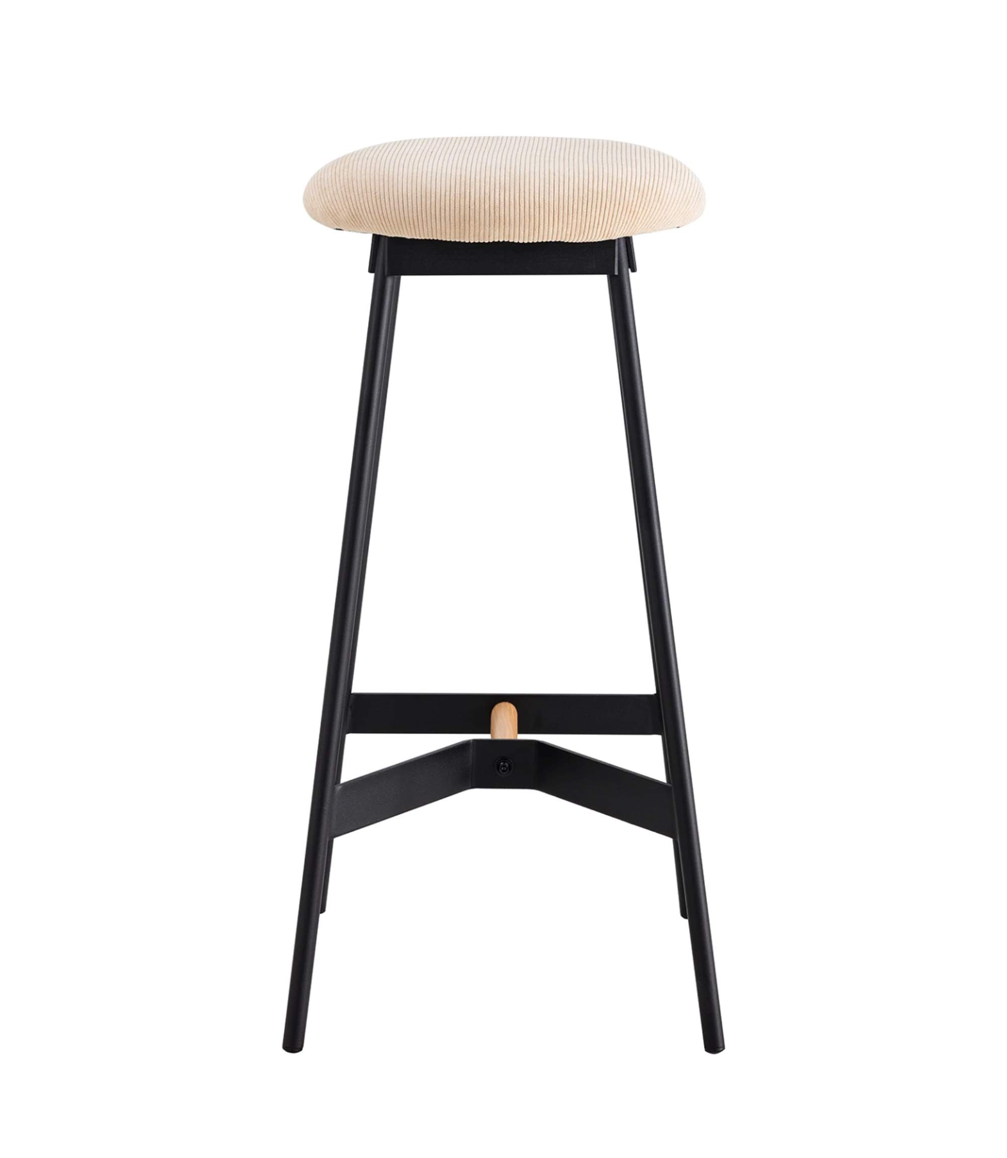 Bar stool terry cloth beige