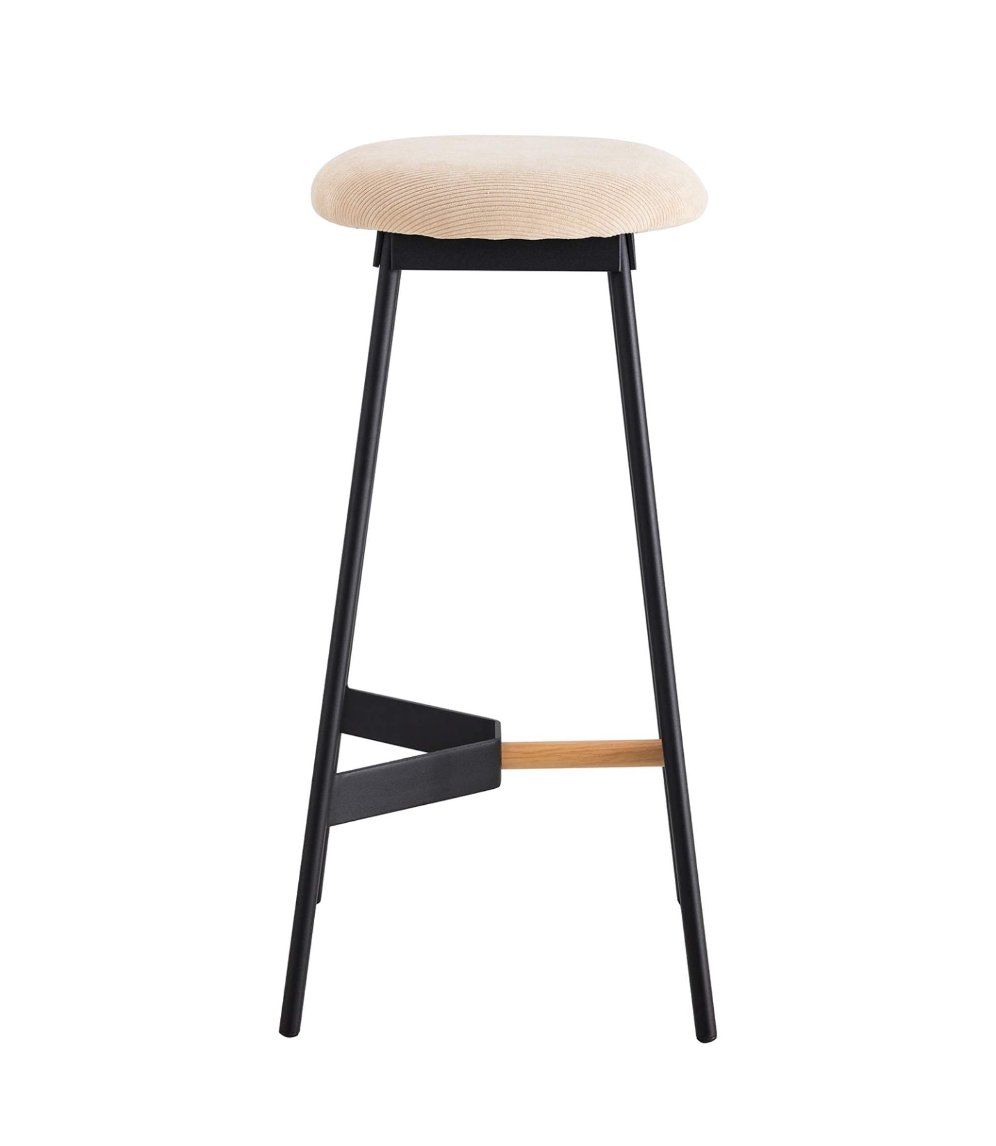 Bar stool terry cloth beige