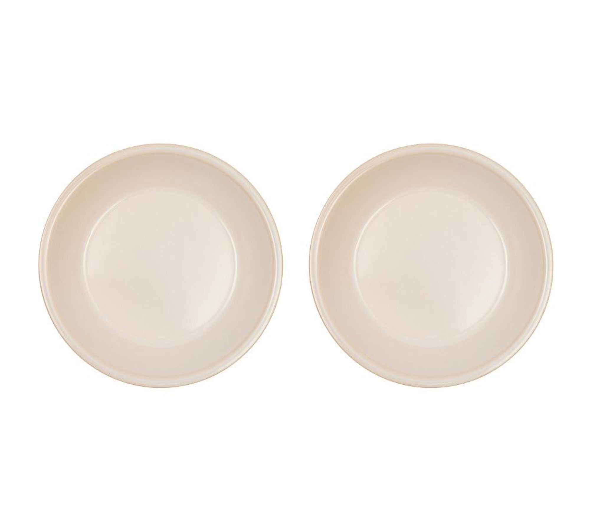 2x Yuka Deep Piatto Terracotta Crema