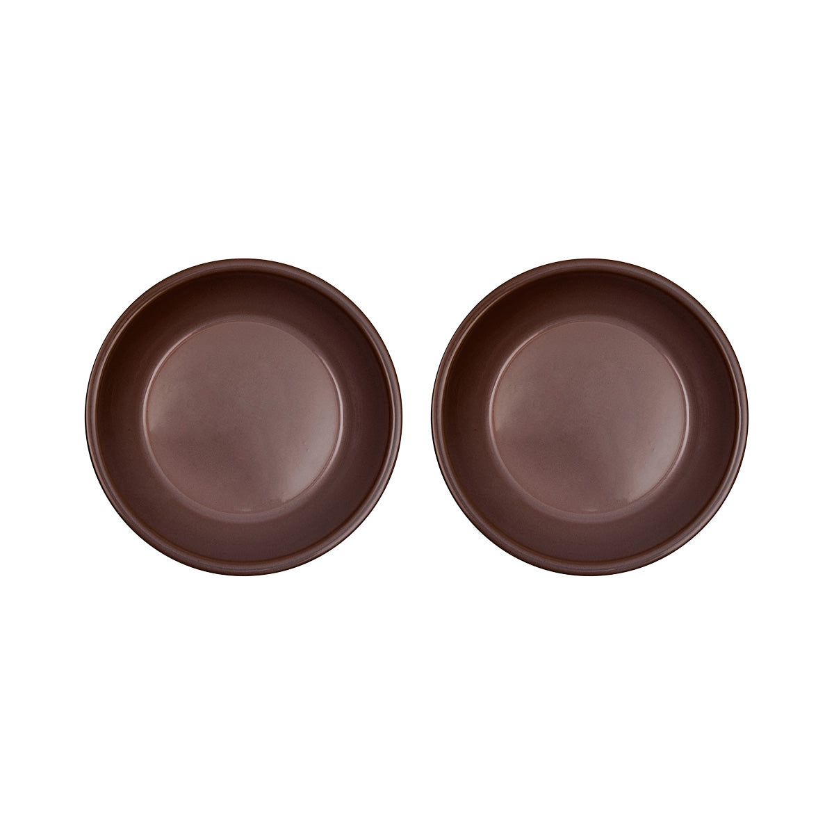 2x Yuka Deep Teller Terracotta Brown
