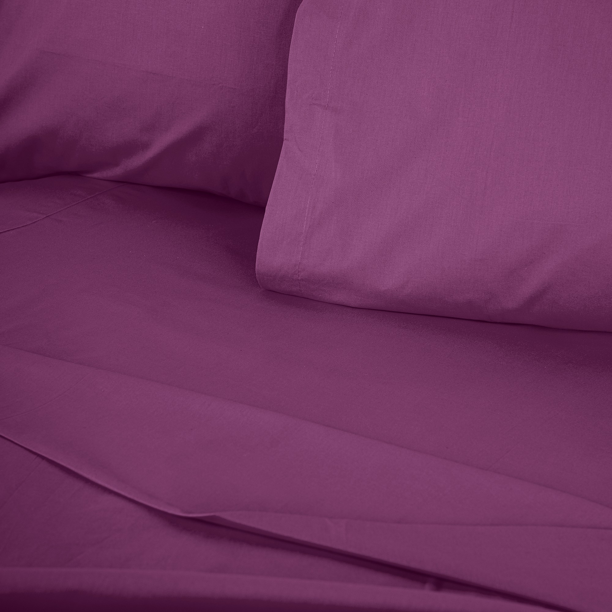 Fitted sheet Cotton Purple 100cm x 200cm