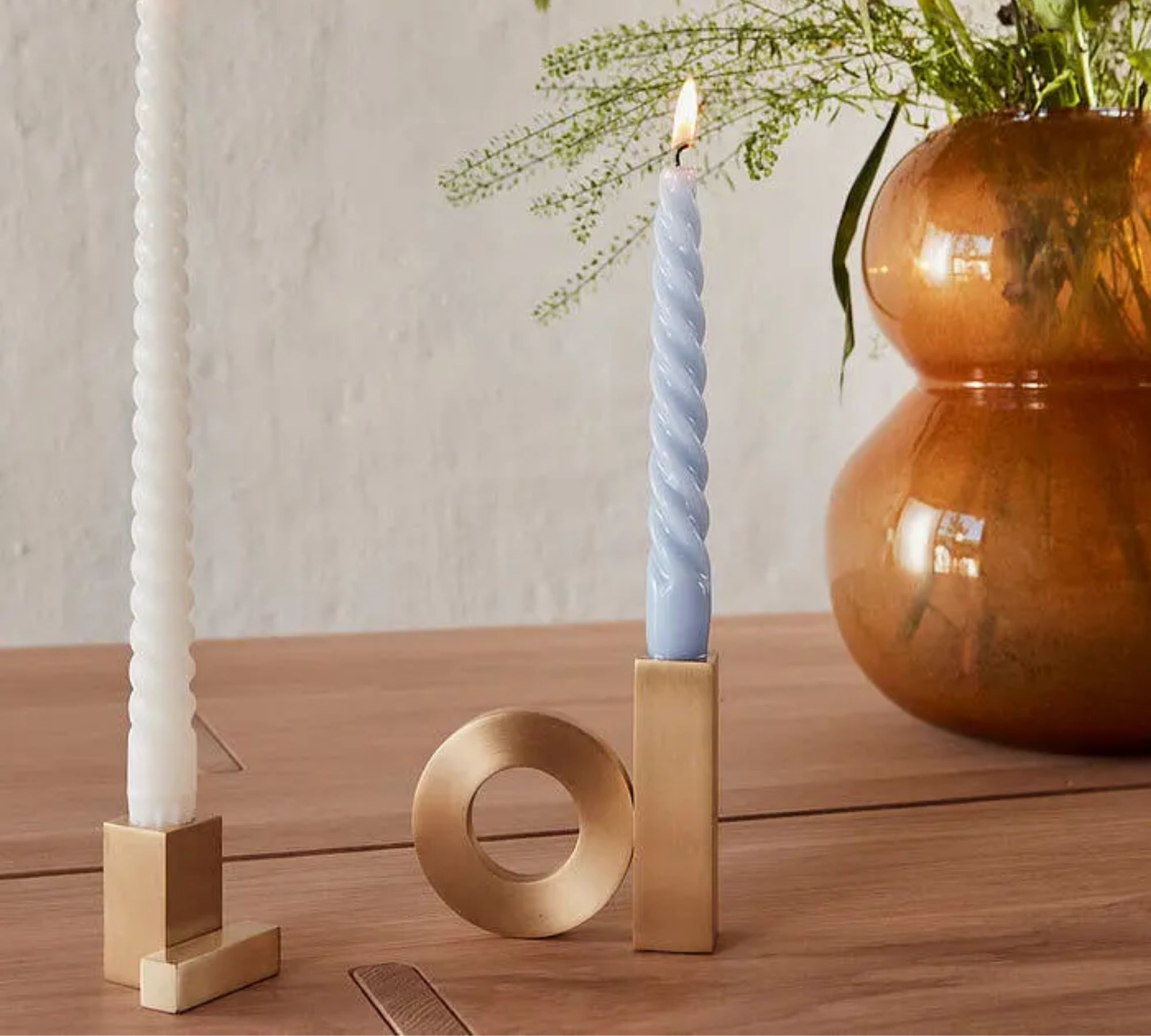 Candlestick Brass Gold