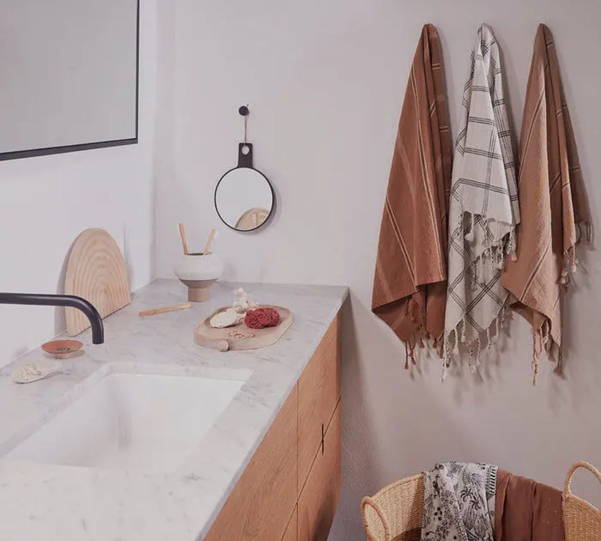 Kyoto Towel Organic Cotton Brown