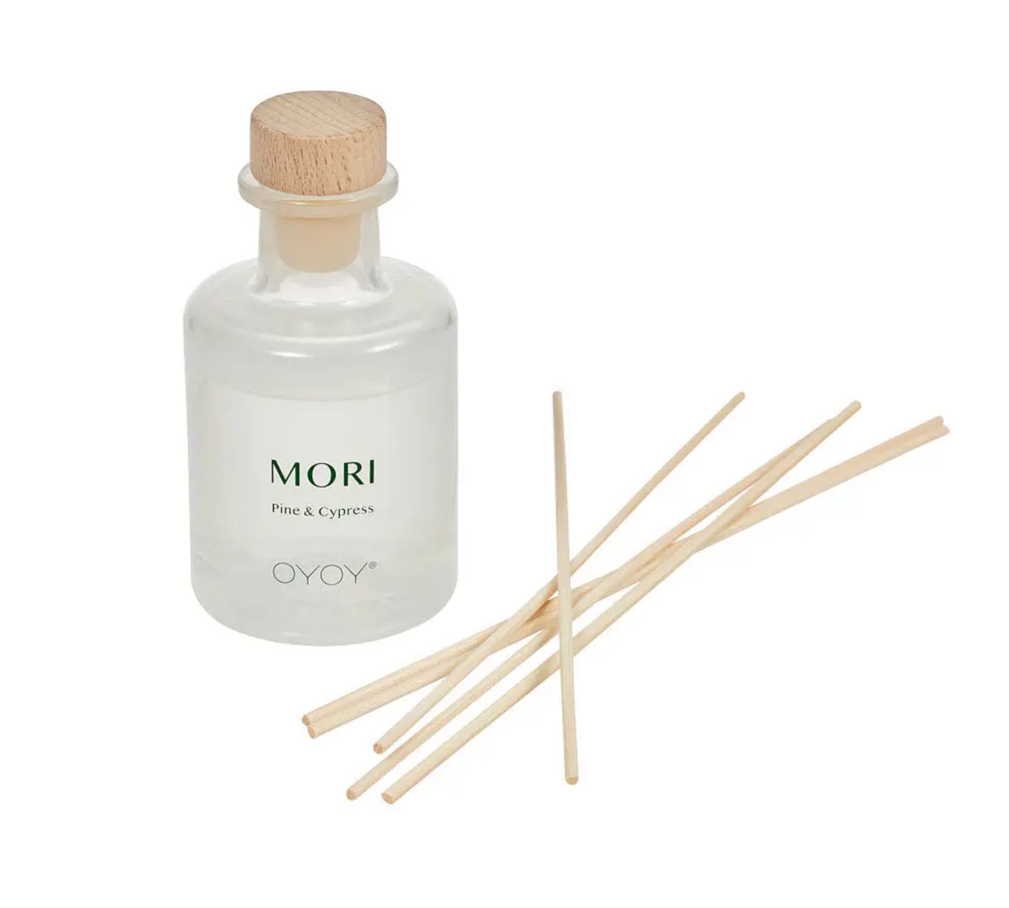 Mori diffuser glass wood transparent