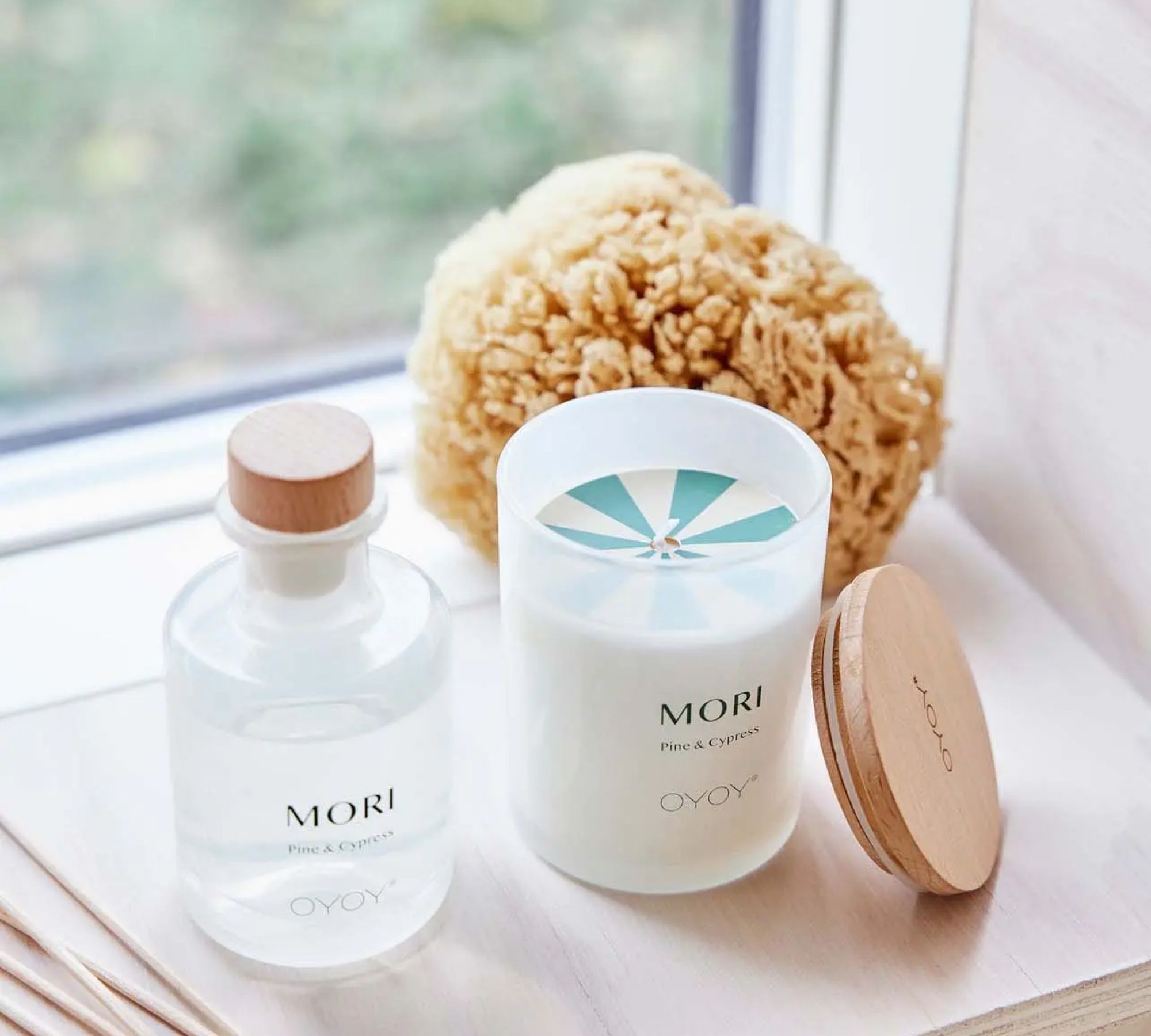 Mori diffuser glass wood transparent