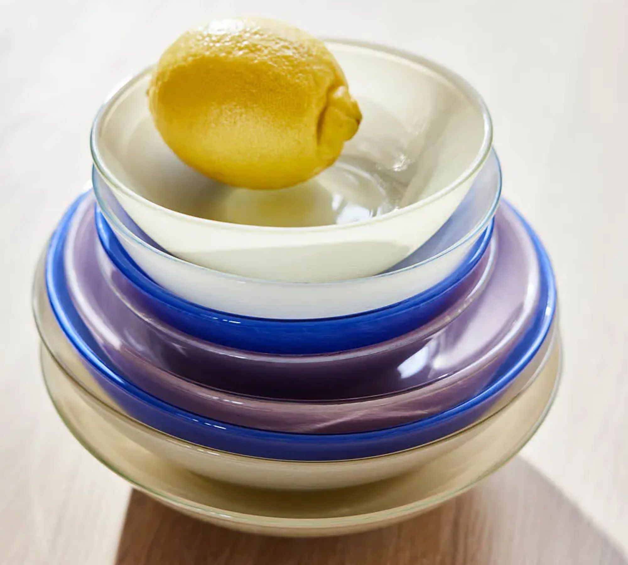 Kojo Bowl Small Glass Yellow