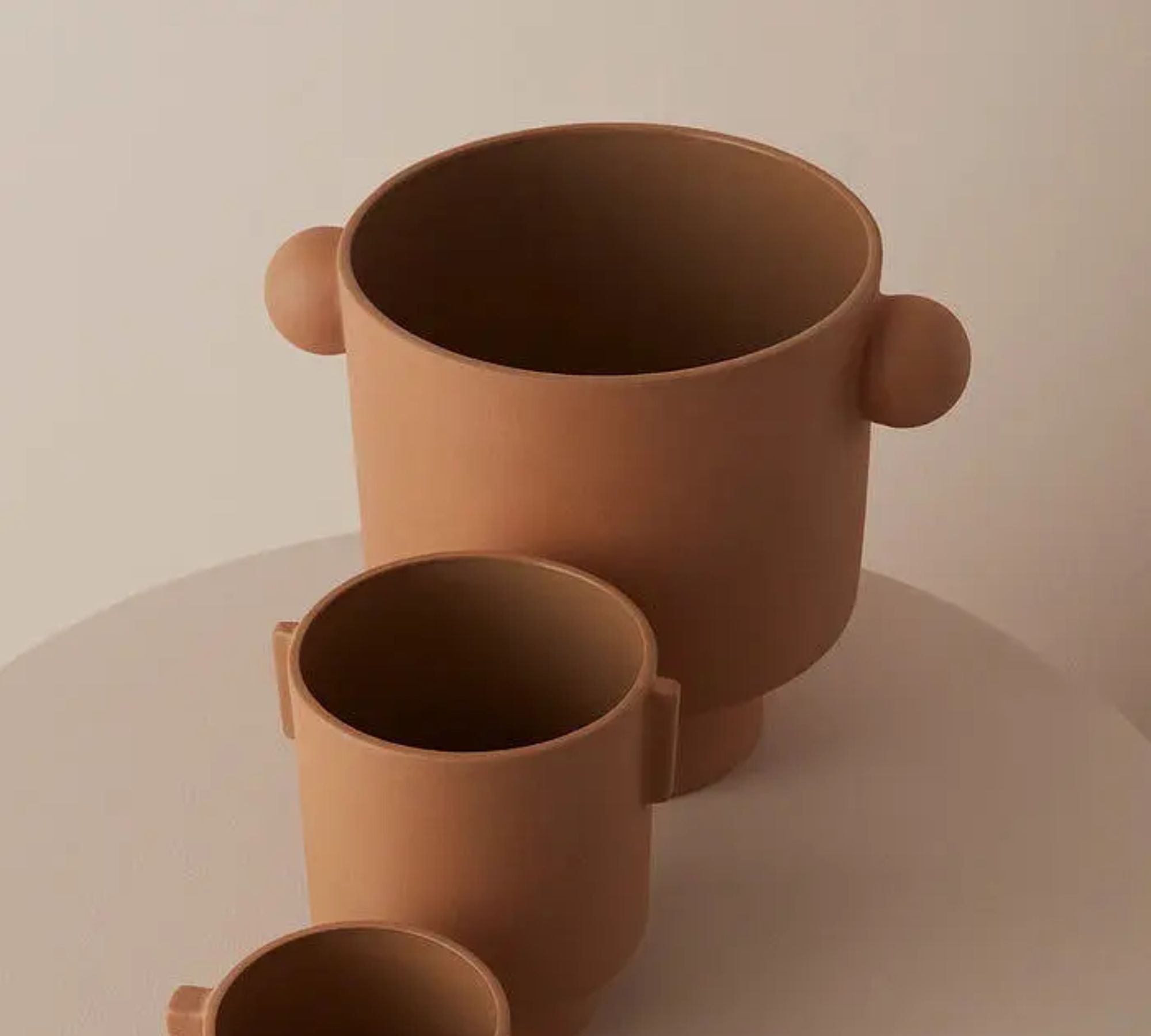 Inka Kana Pot Small Ceramic Beige