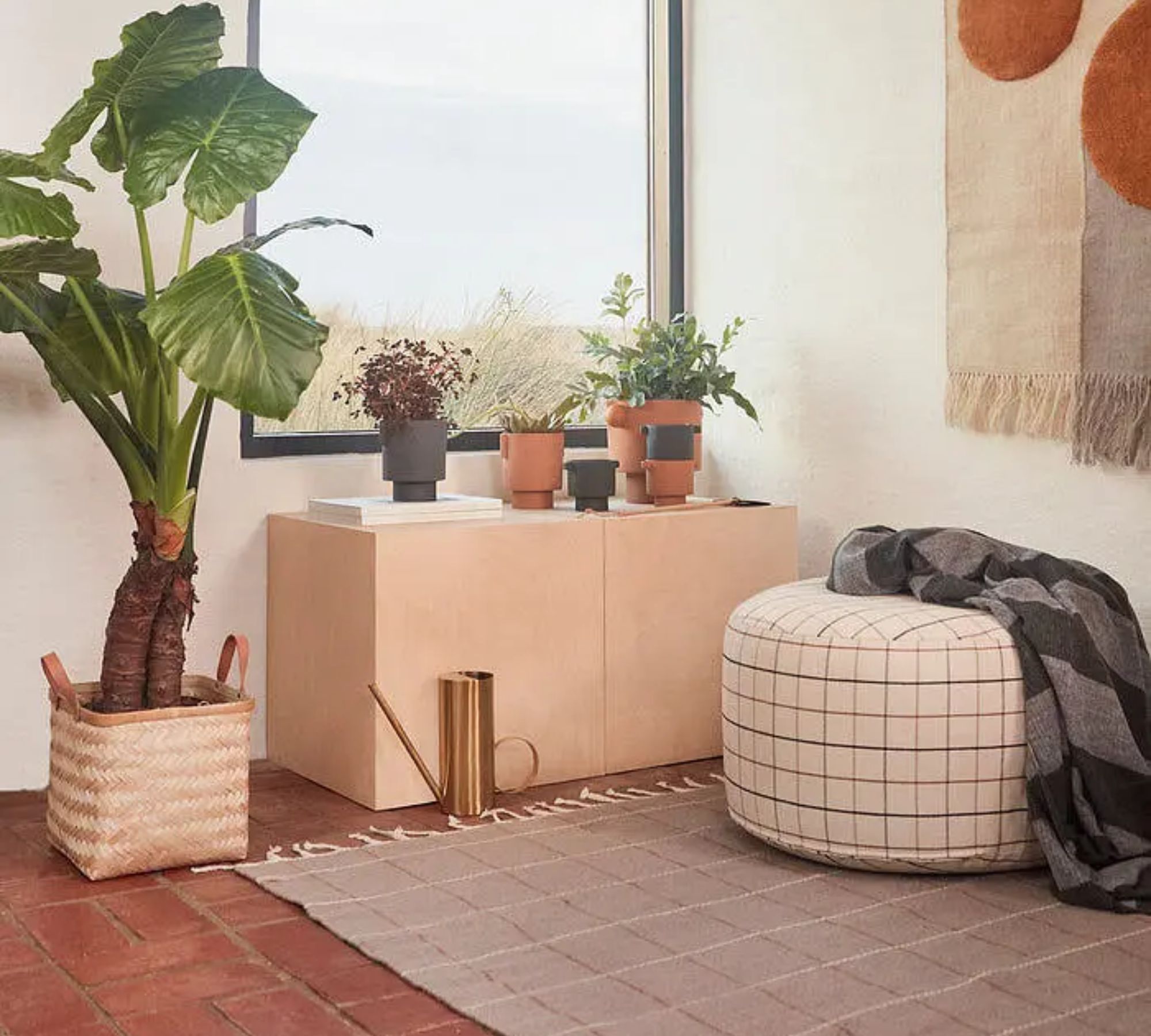 Inka Kana Pot Small Ceramic Beige
