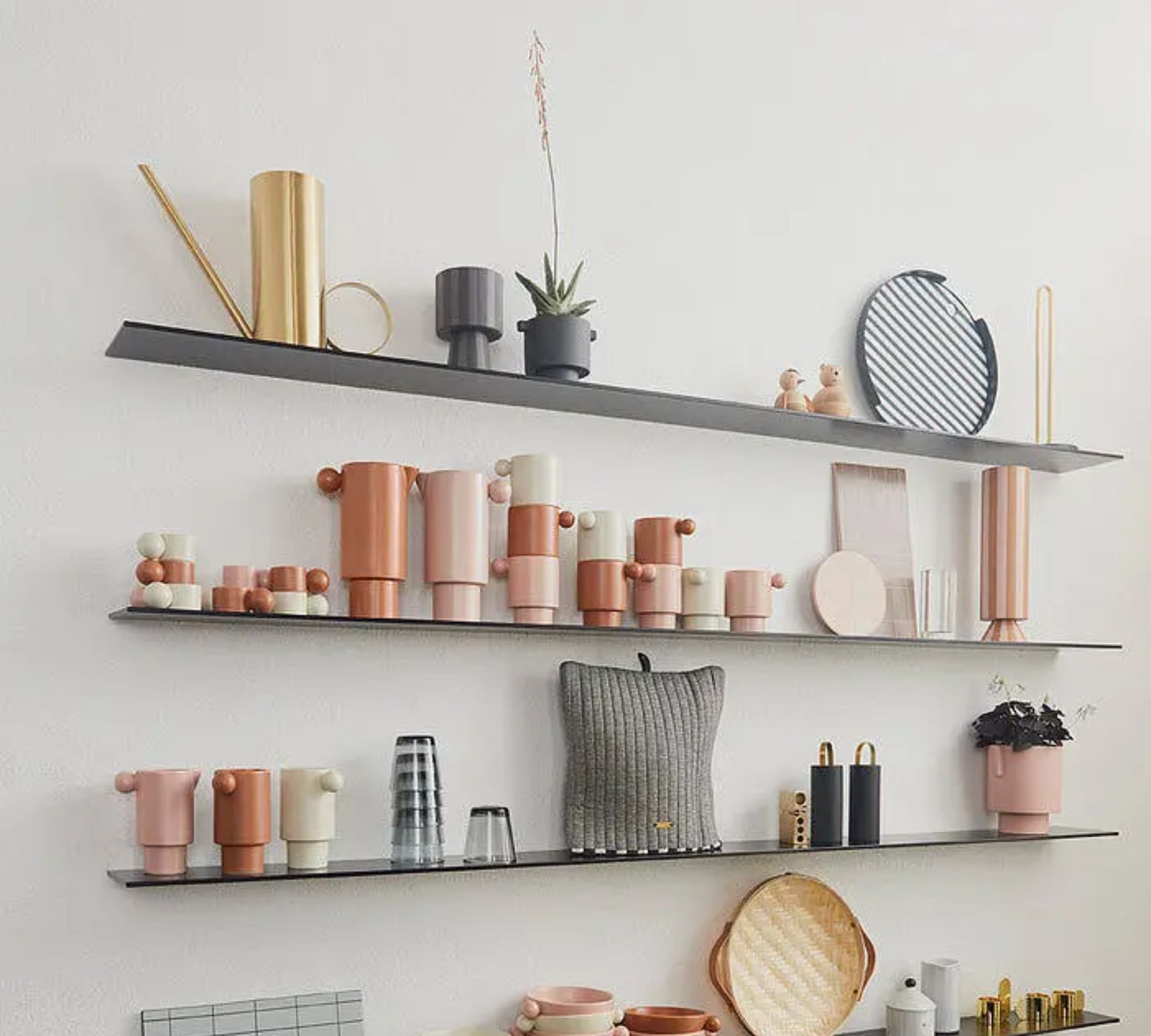 Inka Kana Pot Small Ceramic Anthracite