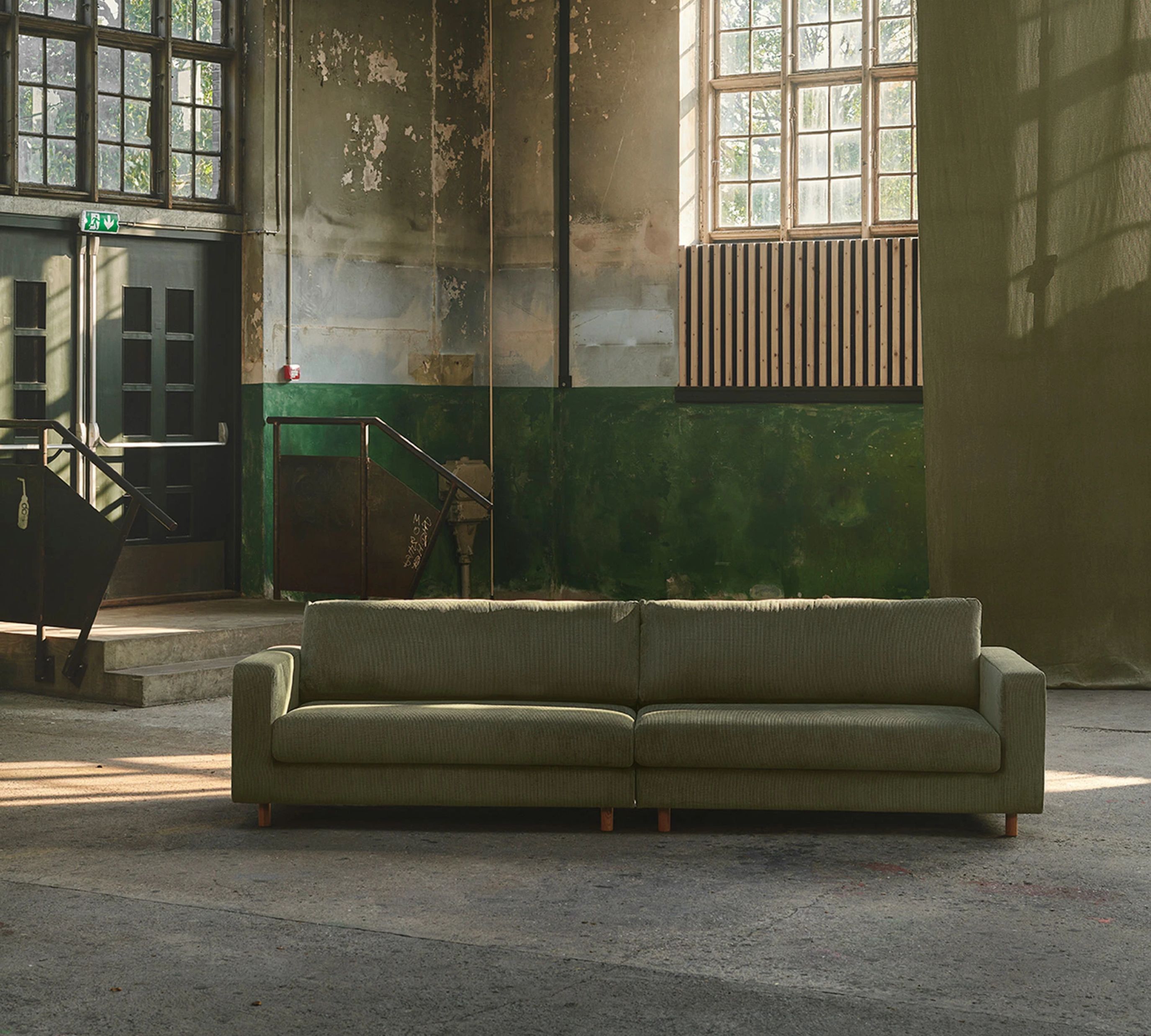 Douglas Sofa 4-Seater Free Sage