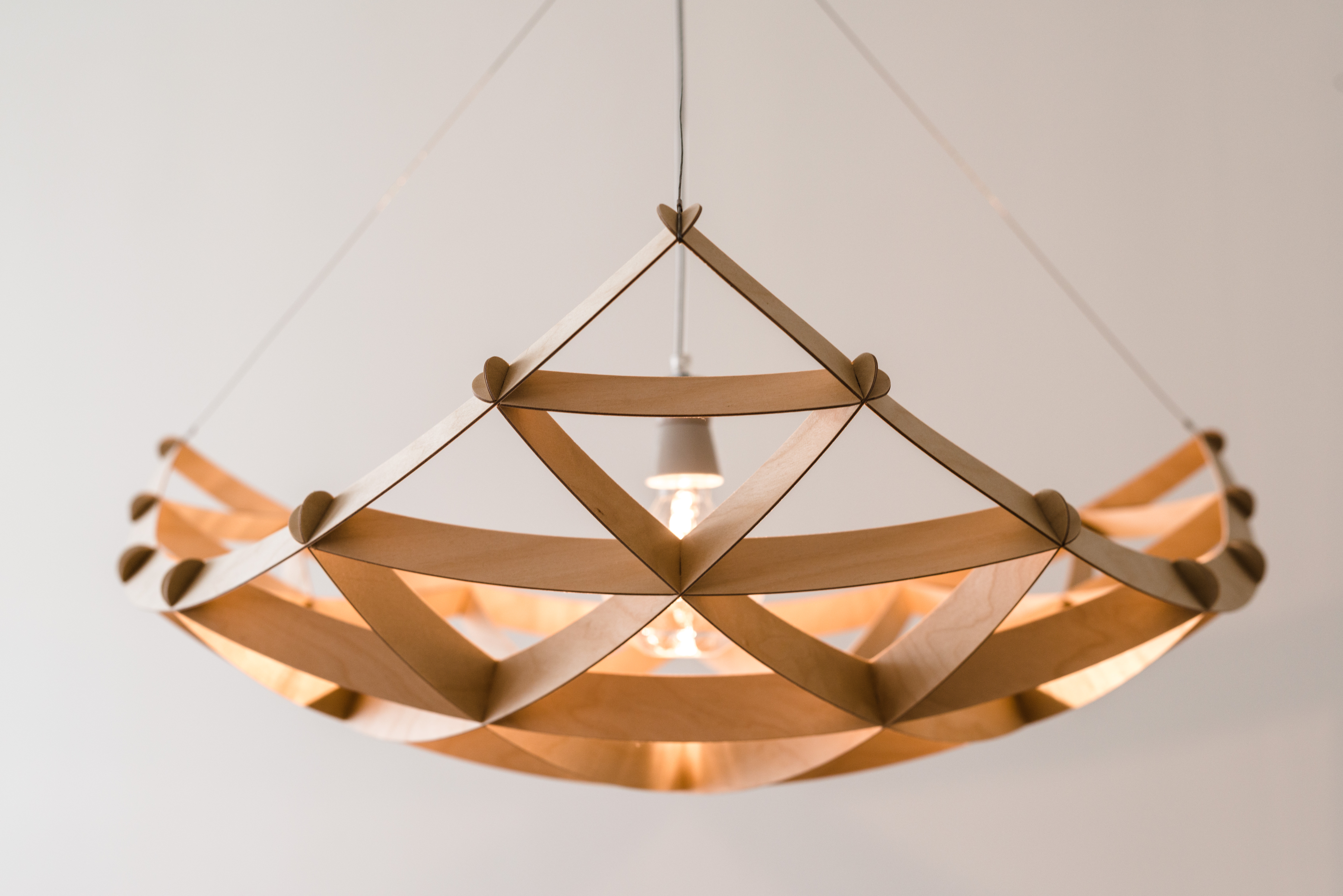 RAI Pendant Lamp Wood Natural