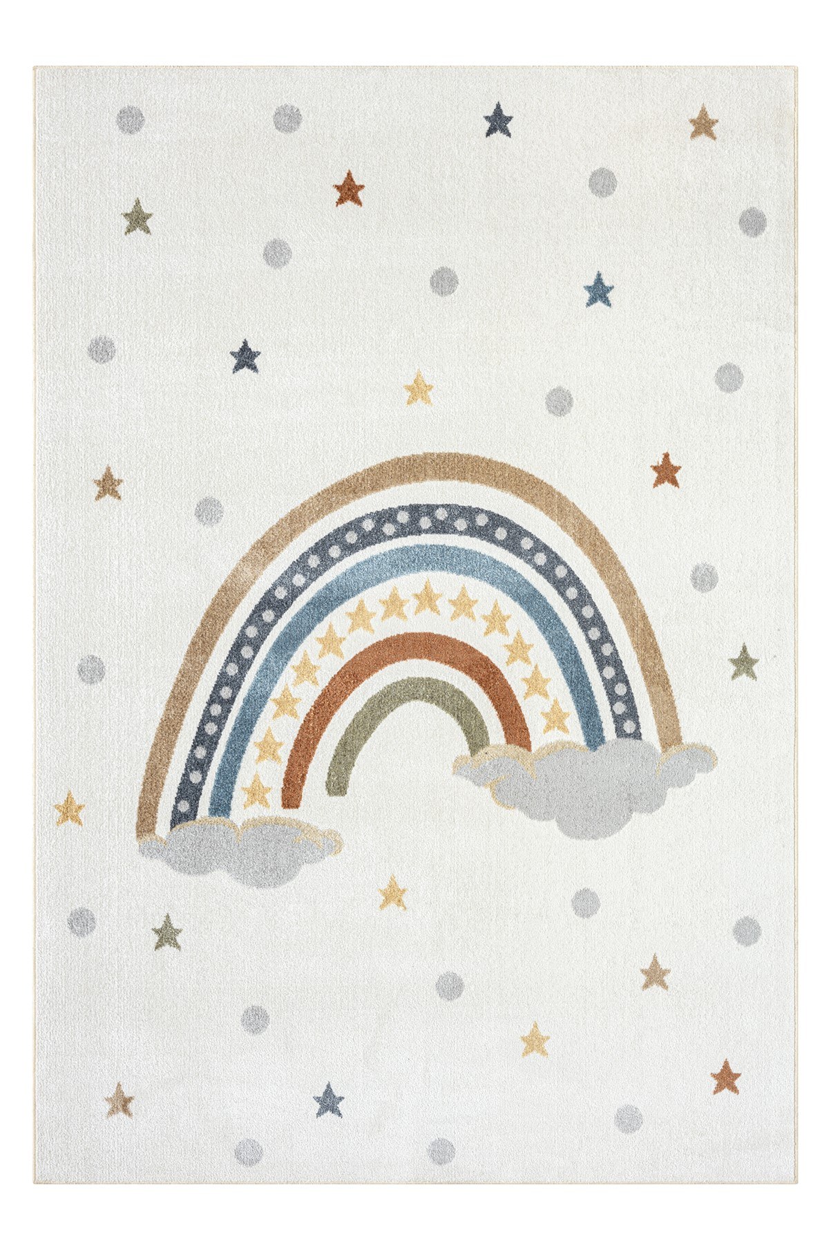Bohem Kids Rainbow Rug Multicolor