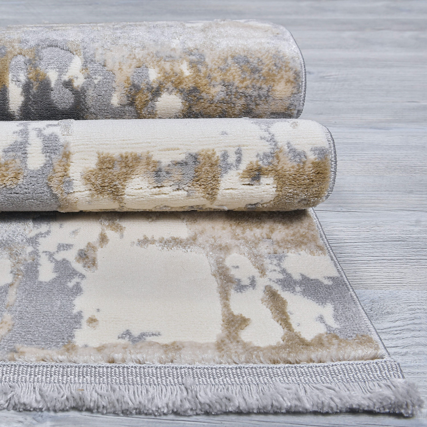Notta 1100 Teppich Grau Beige Creme