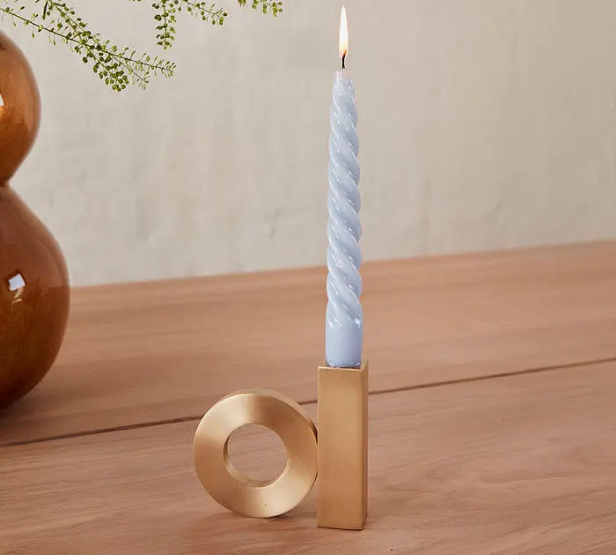 Bar Candle Holder Brass
