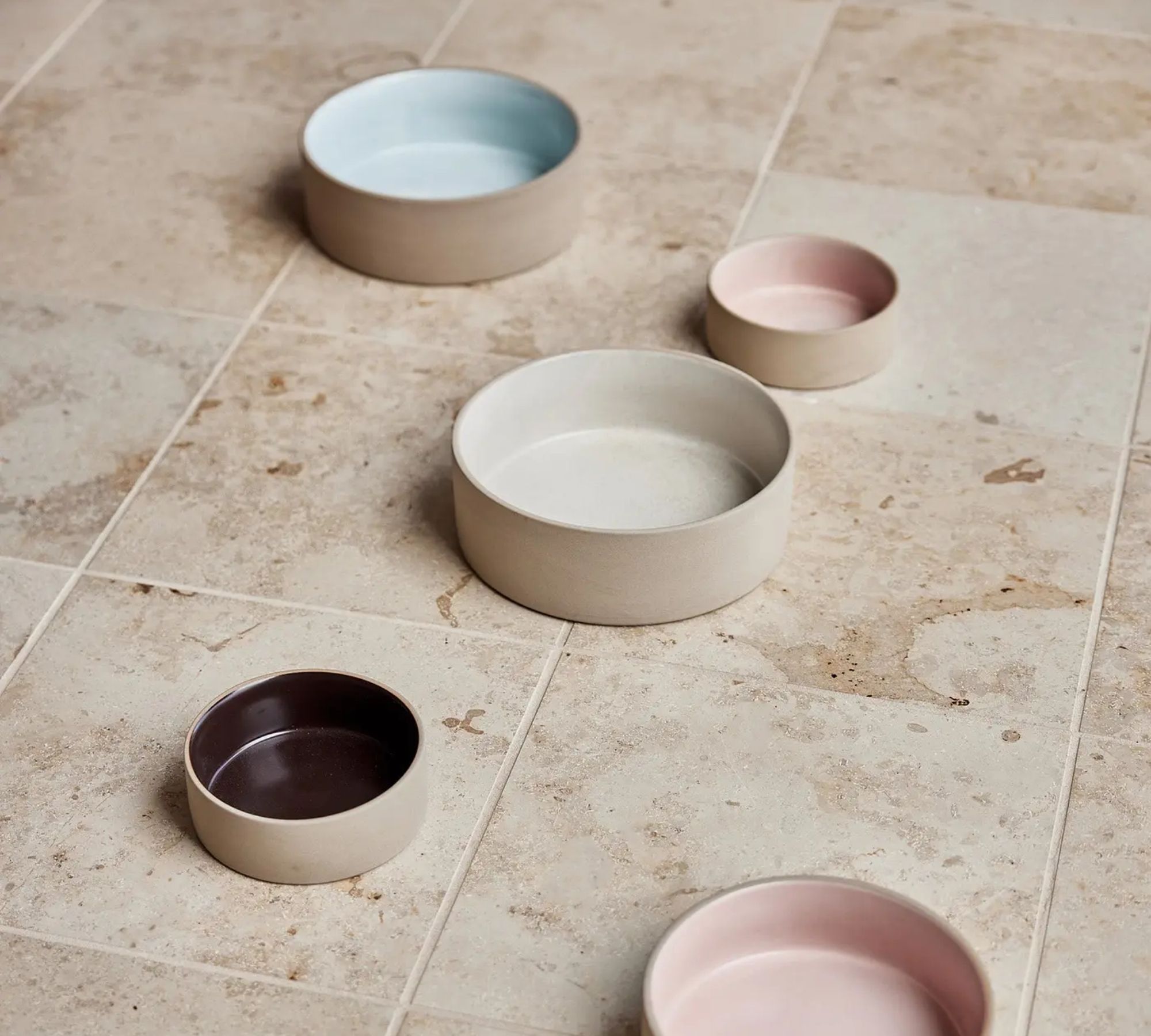 Sia Dog bowl Small Ceramic Brown