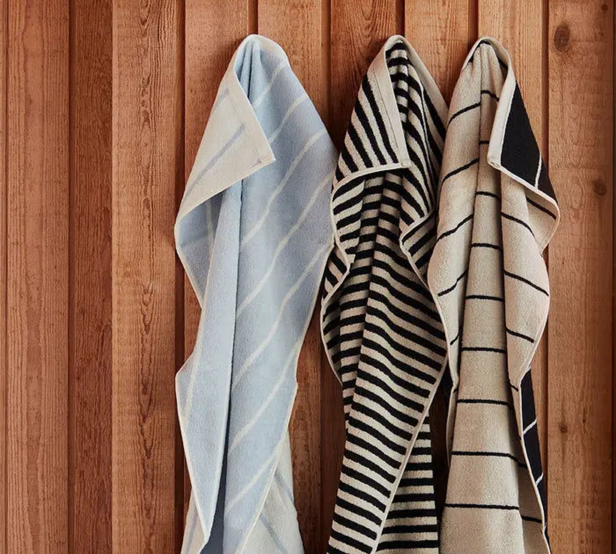 Raita Towel Organic Cotton Blue Striped