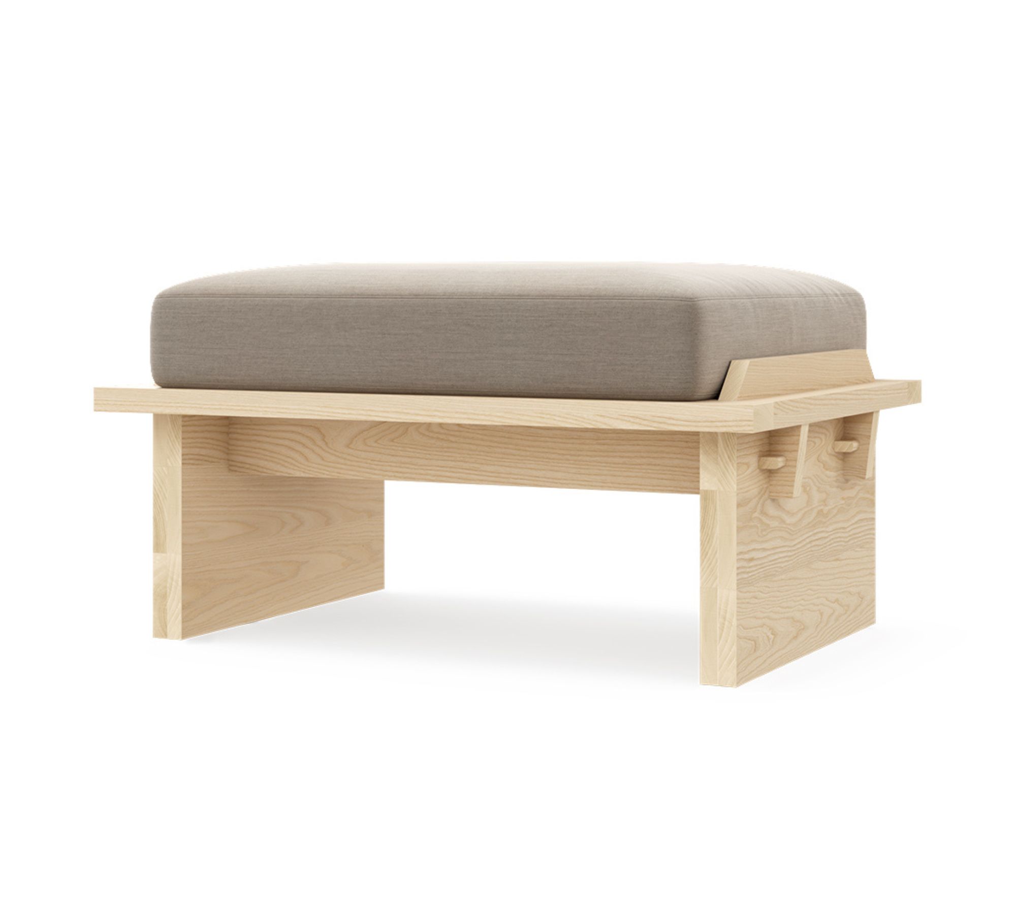 Wilson stool / coffee table Removable cushion Forest Mole