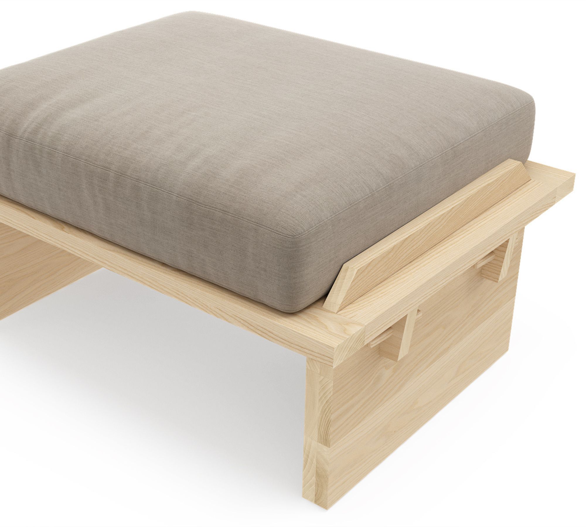 Wilson stool / coffee table Removable cushion Forest Mole