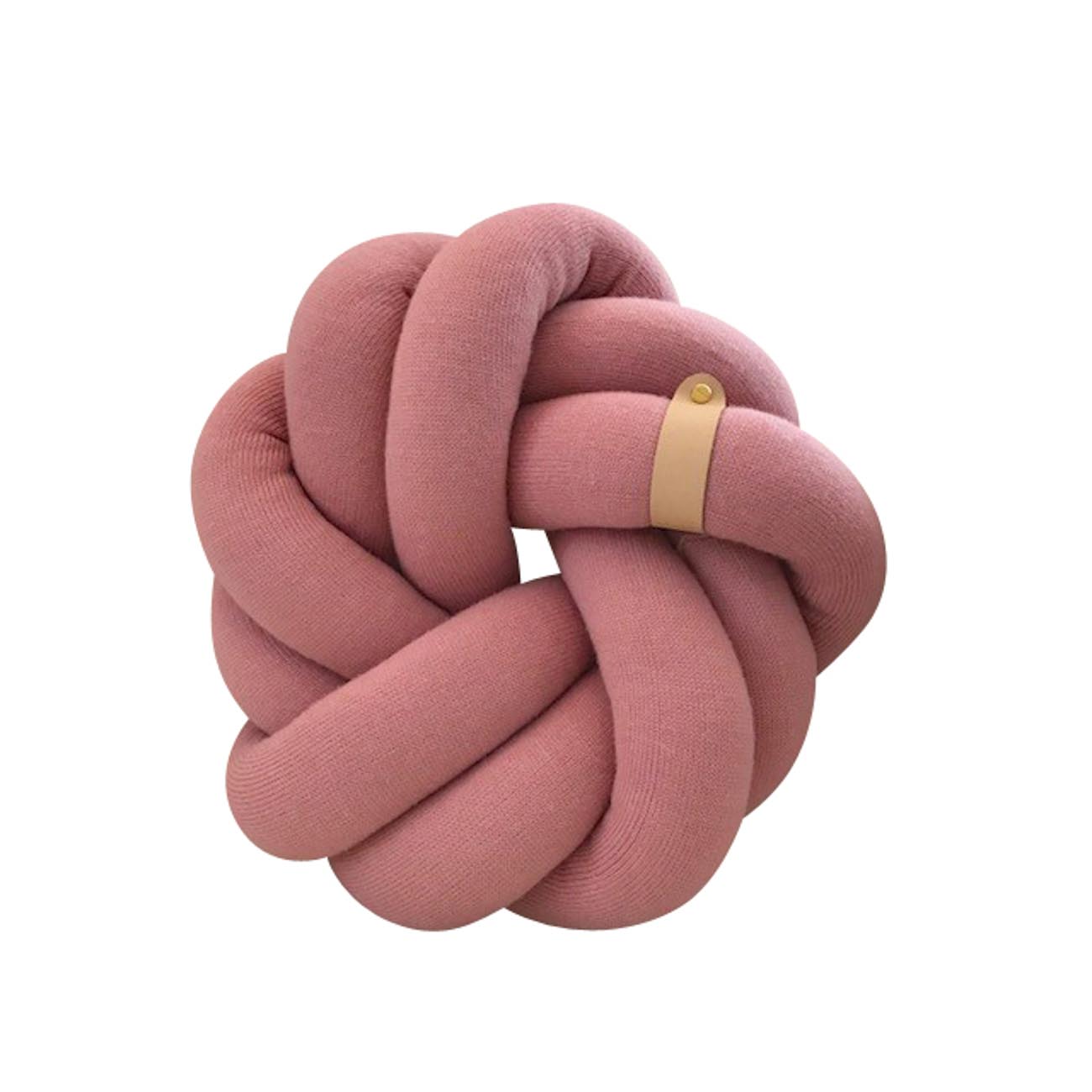 Knot cushion textile pink