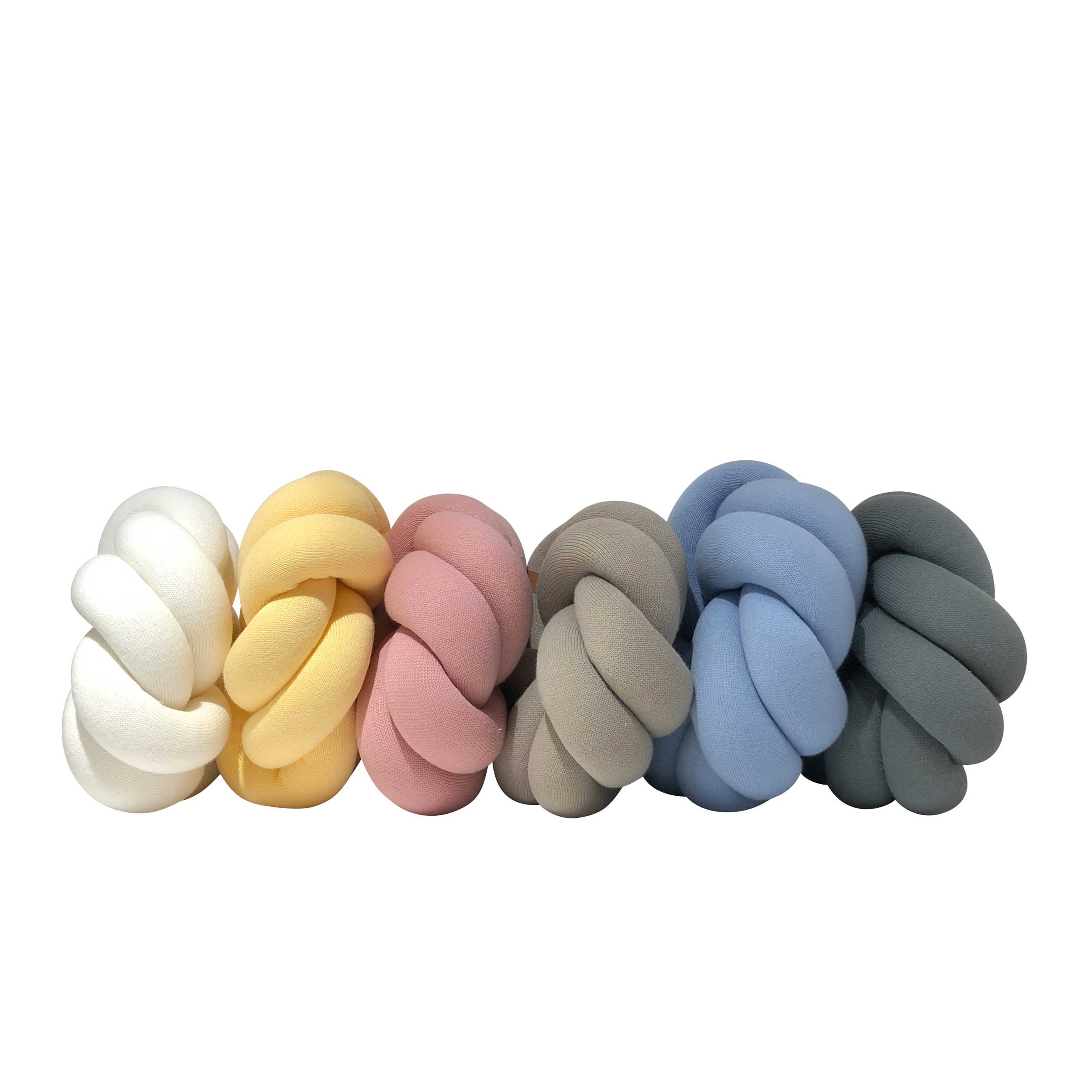 Knoten
Kissen
Textil
Grau