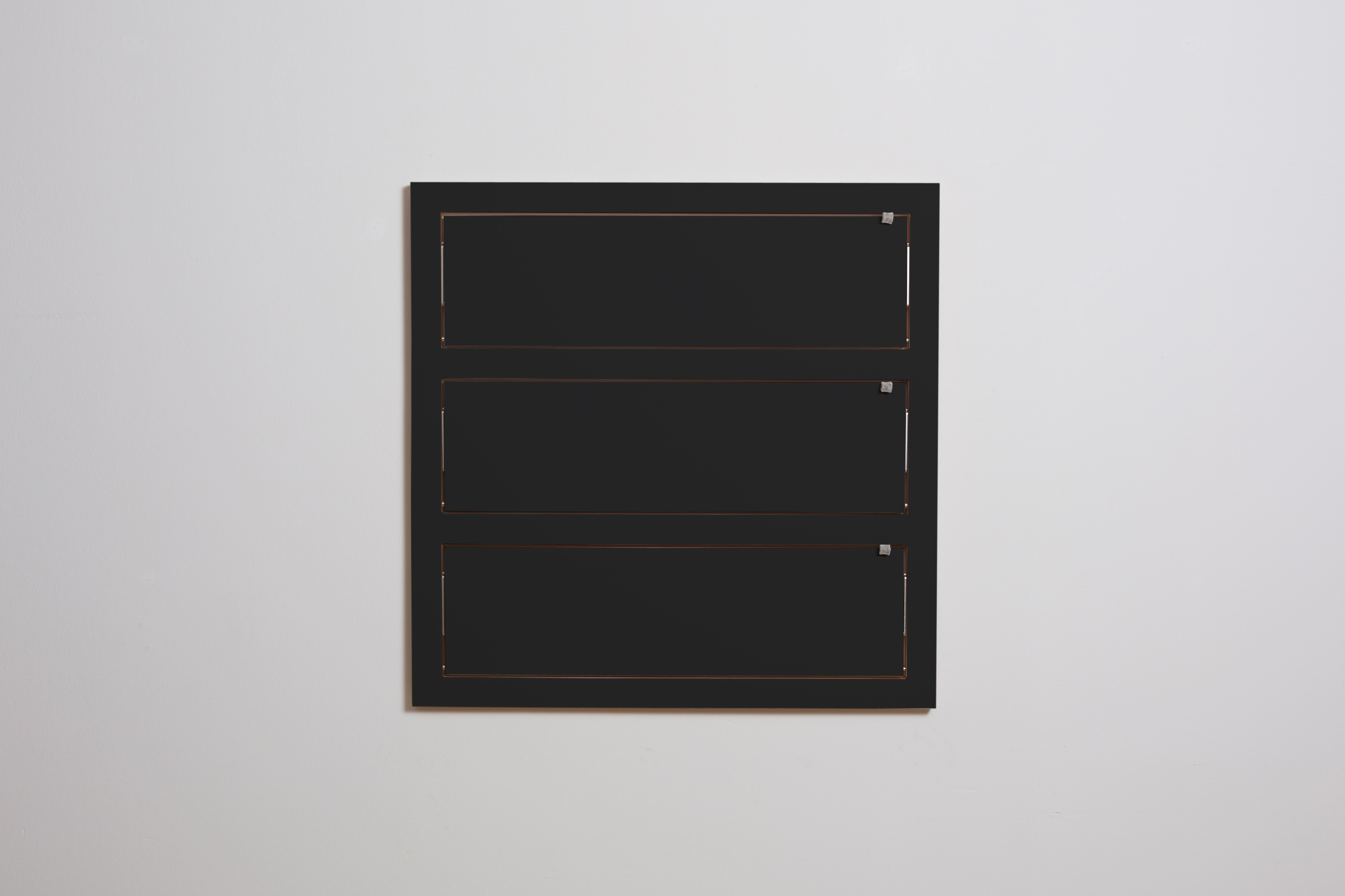 Fläpps Wall Shelf Wood Black 80 x 80cm