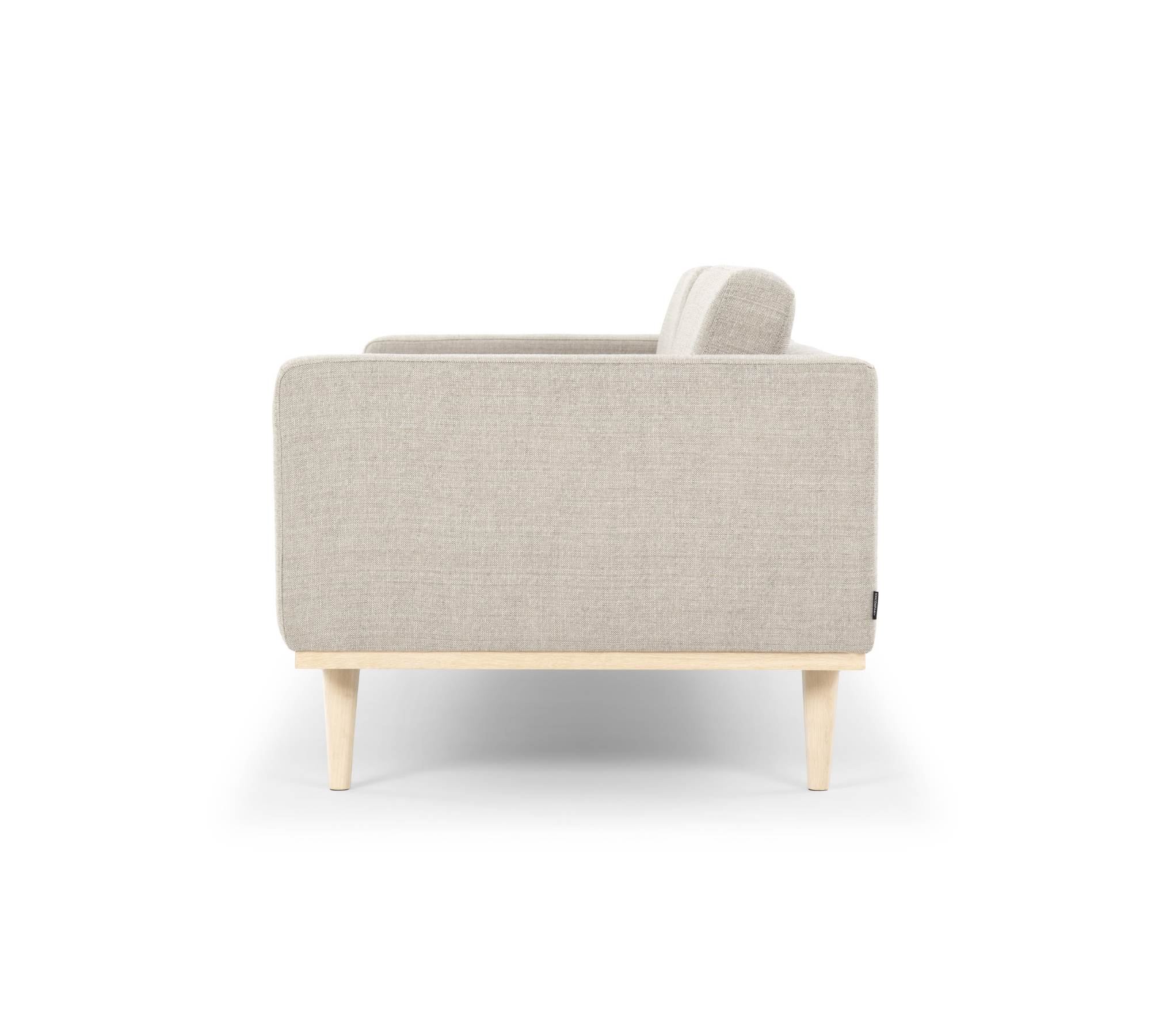 Johan Sofa 3-Sitzer Agnes Brown