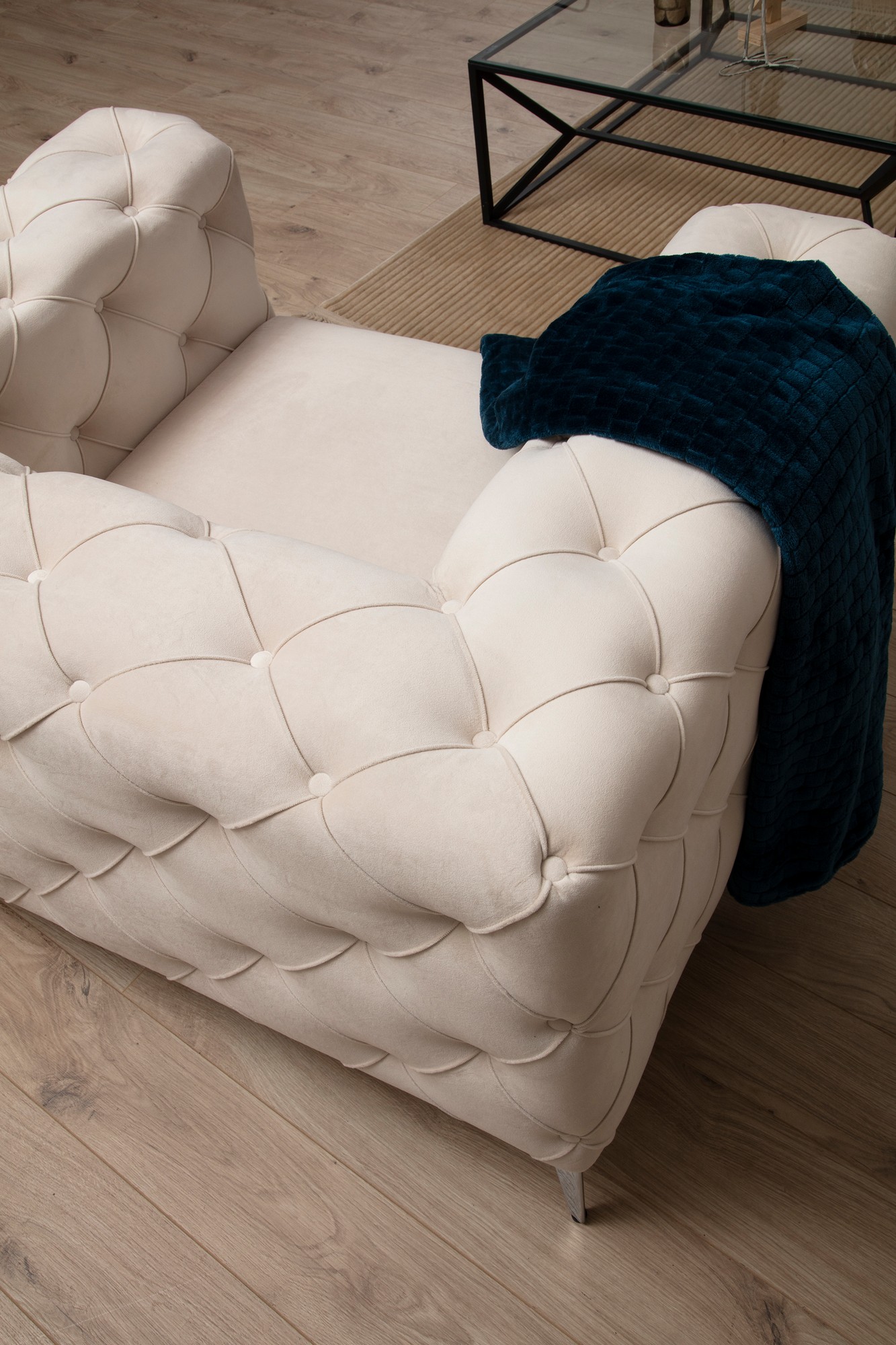 Como armchair Ecru