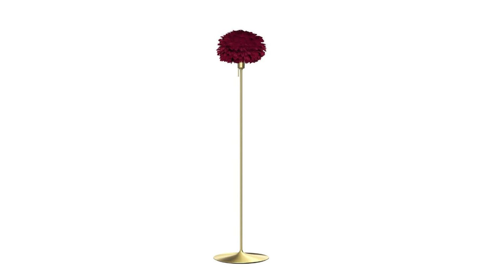 Eos Floor Lamp Mini Red Floor Gold