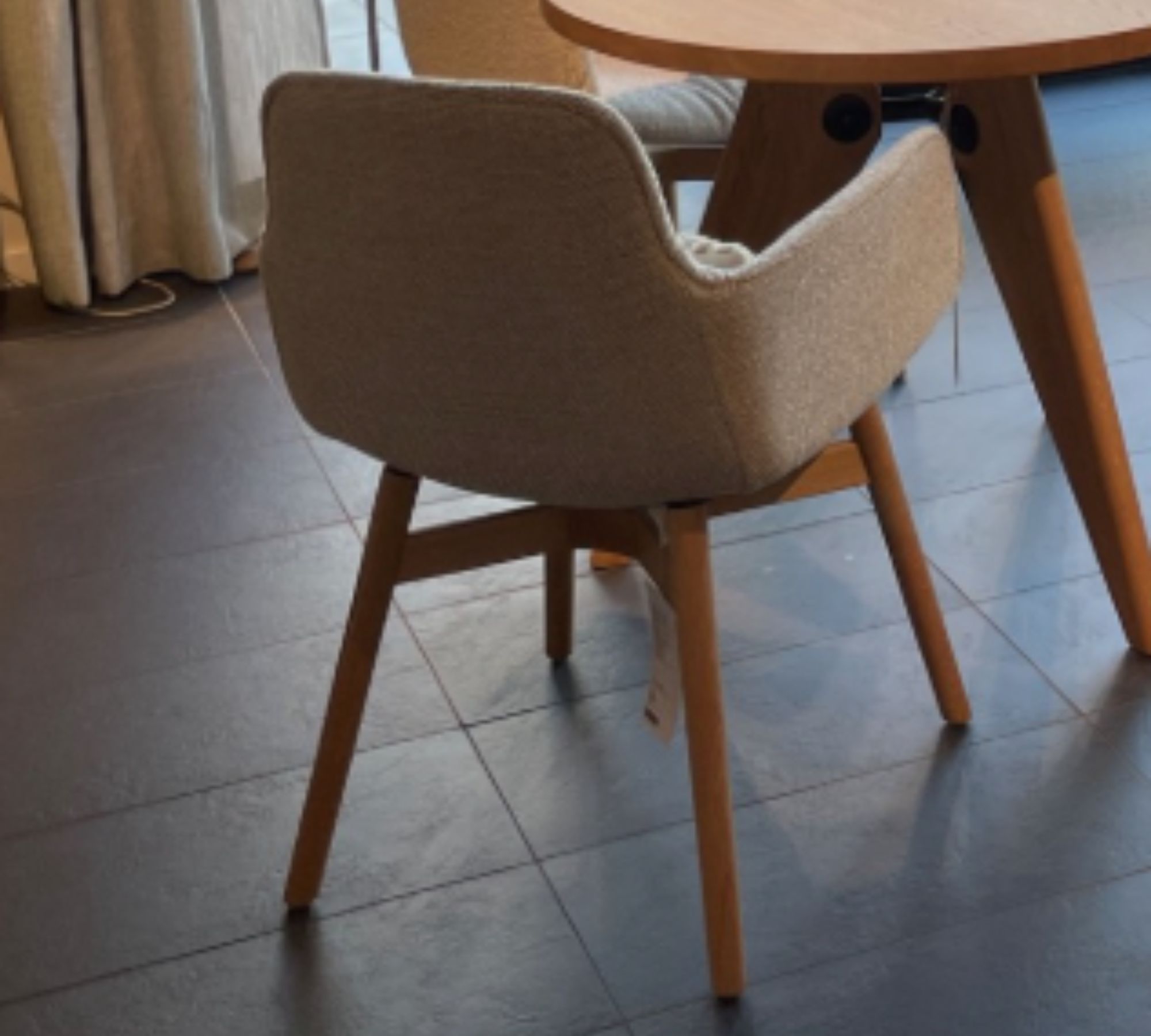 Sheru 1441 Armchair Wood Natural