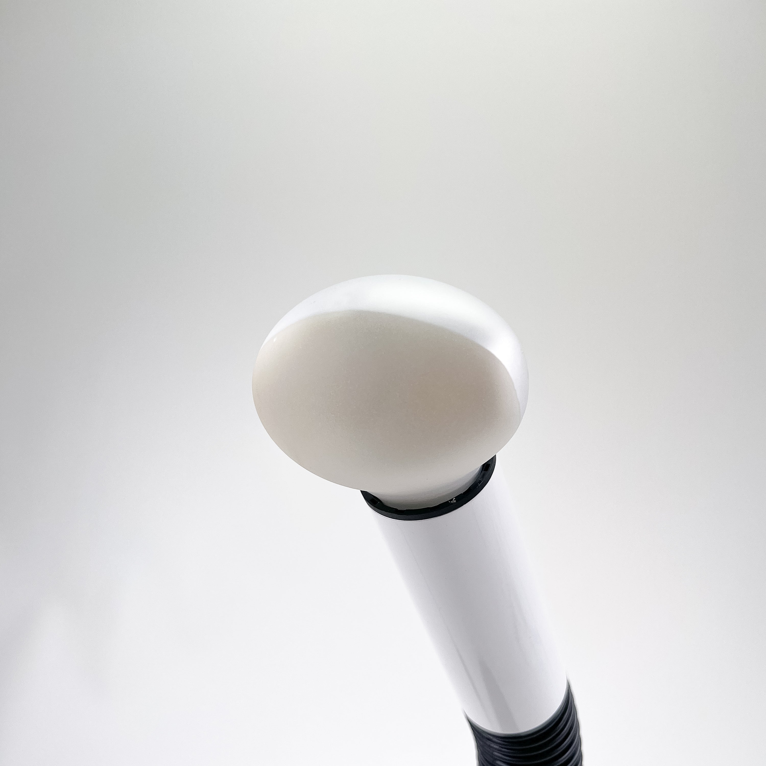 Periscope Table Lamp Metal Rubber White