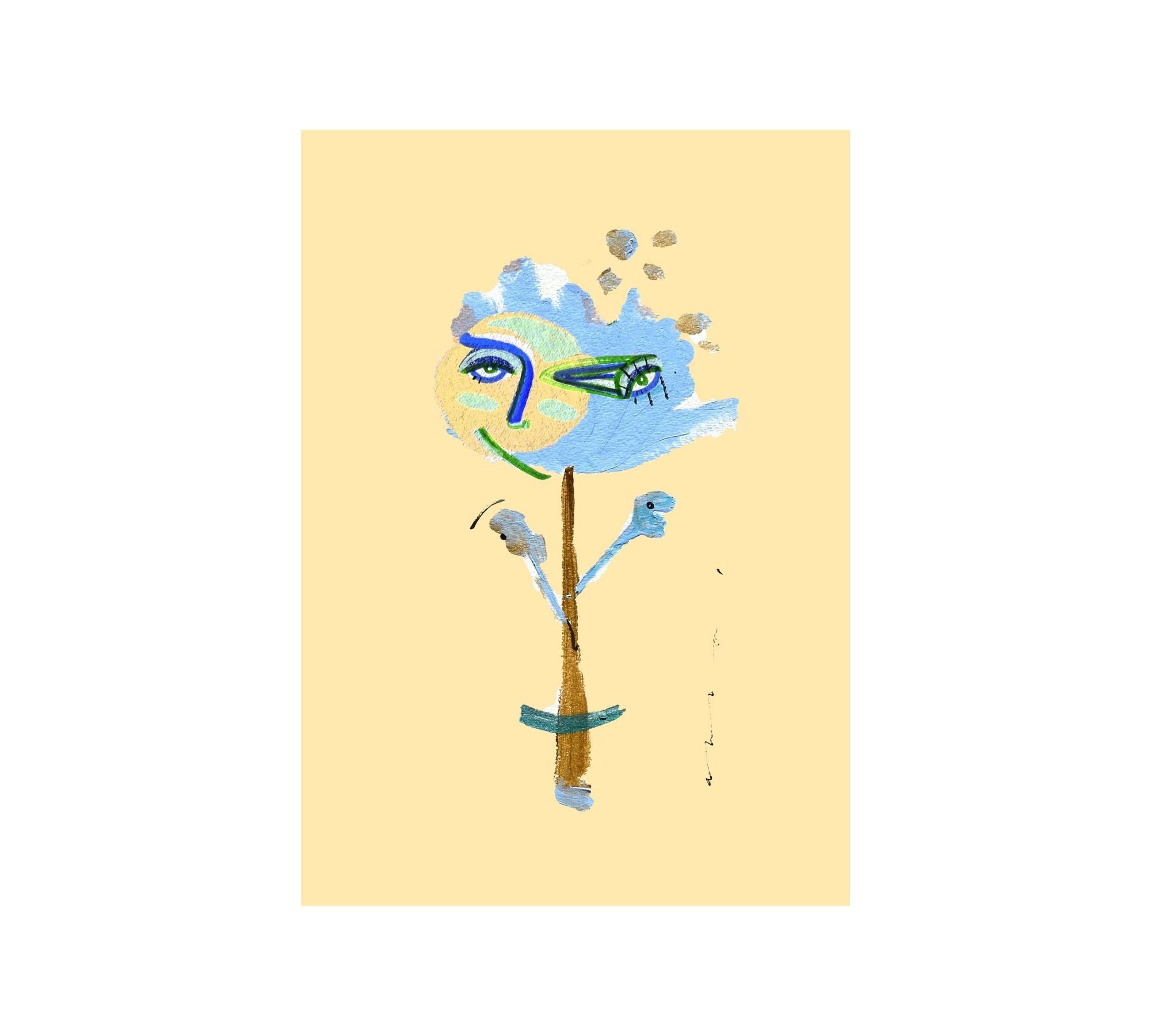 Lluna Flower Art Print