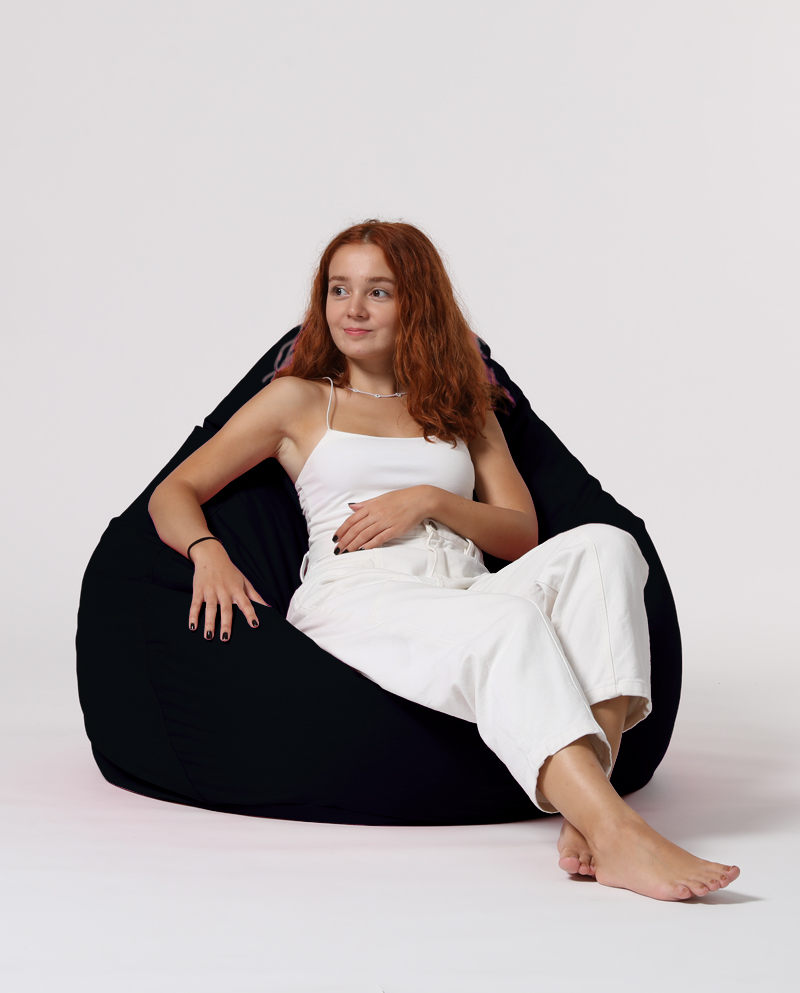 XXL Garten Sitzsack Schwarz