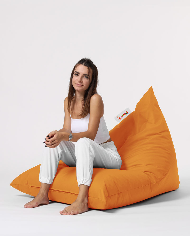 Pyramid Garten Sitzsack Orange