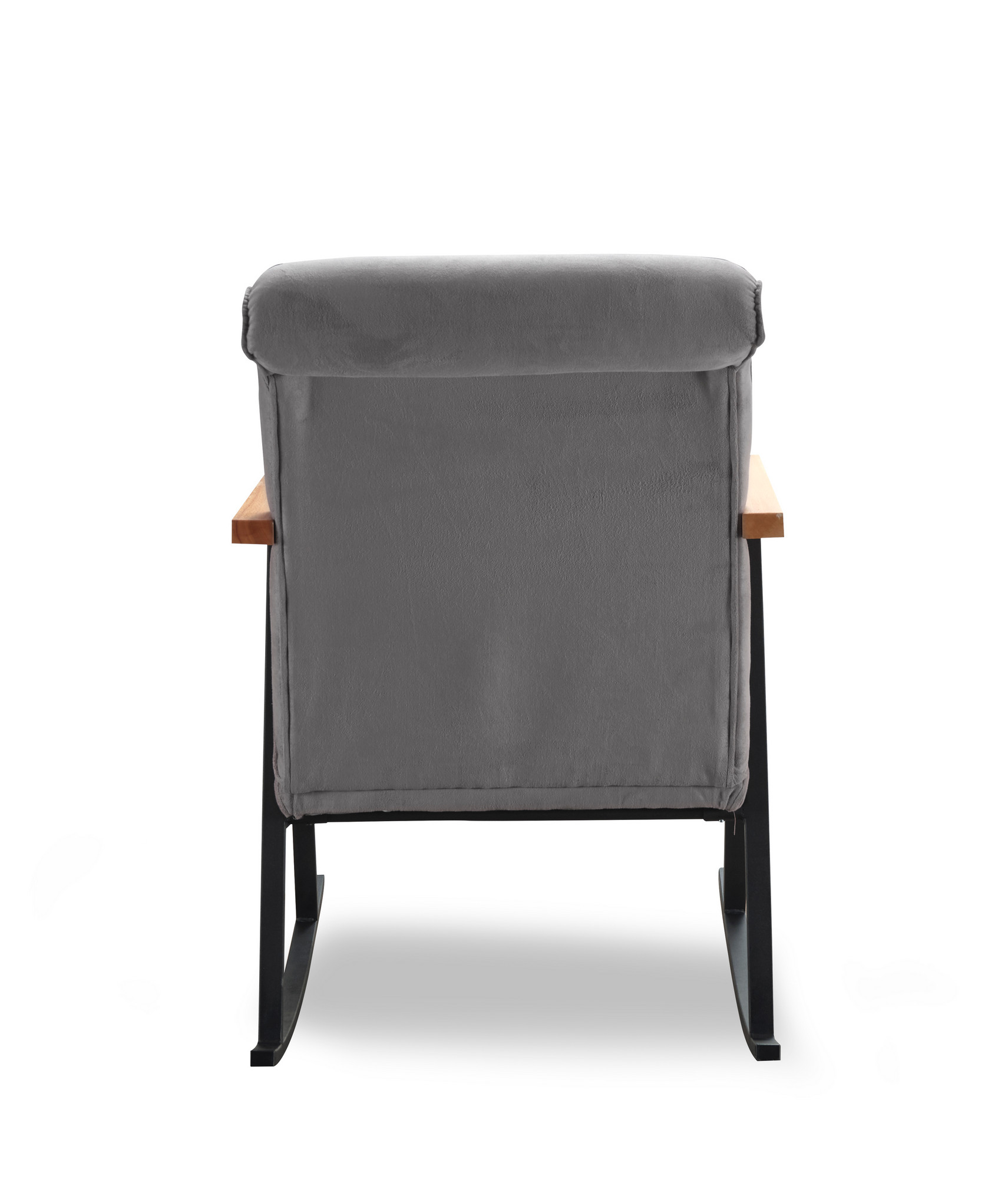 Yoka Schaukelstuhl Textil Grau