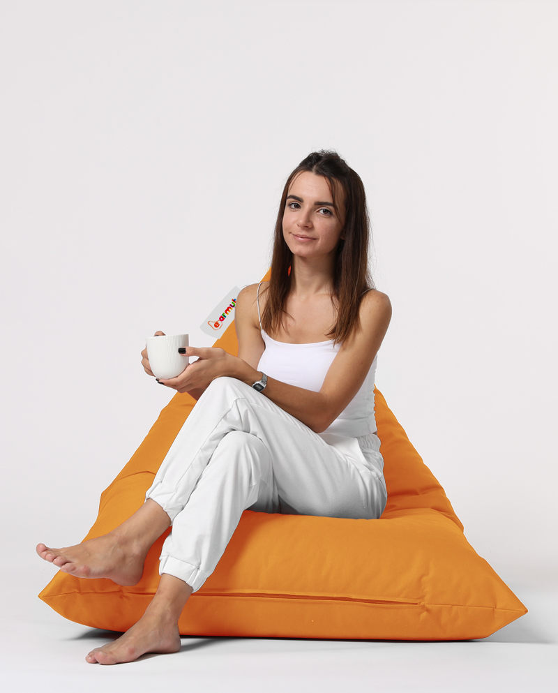 Pyramid Garden Beanbag Orange