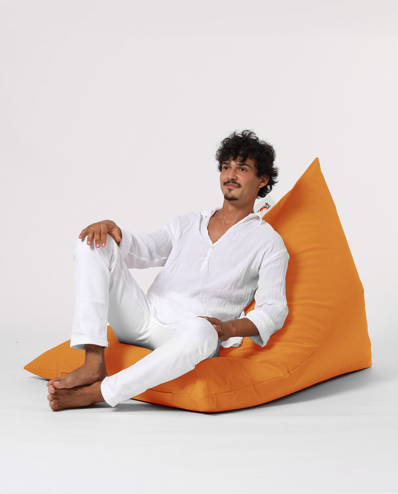 Pyramid Garten Sitzsack Orange