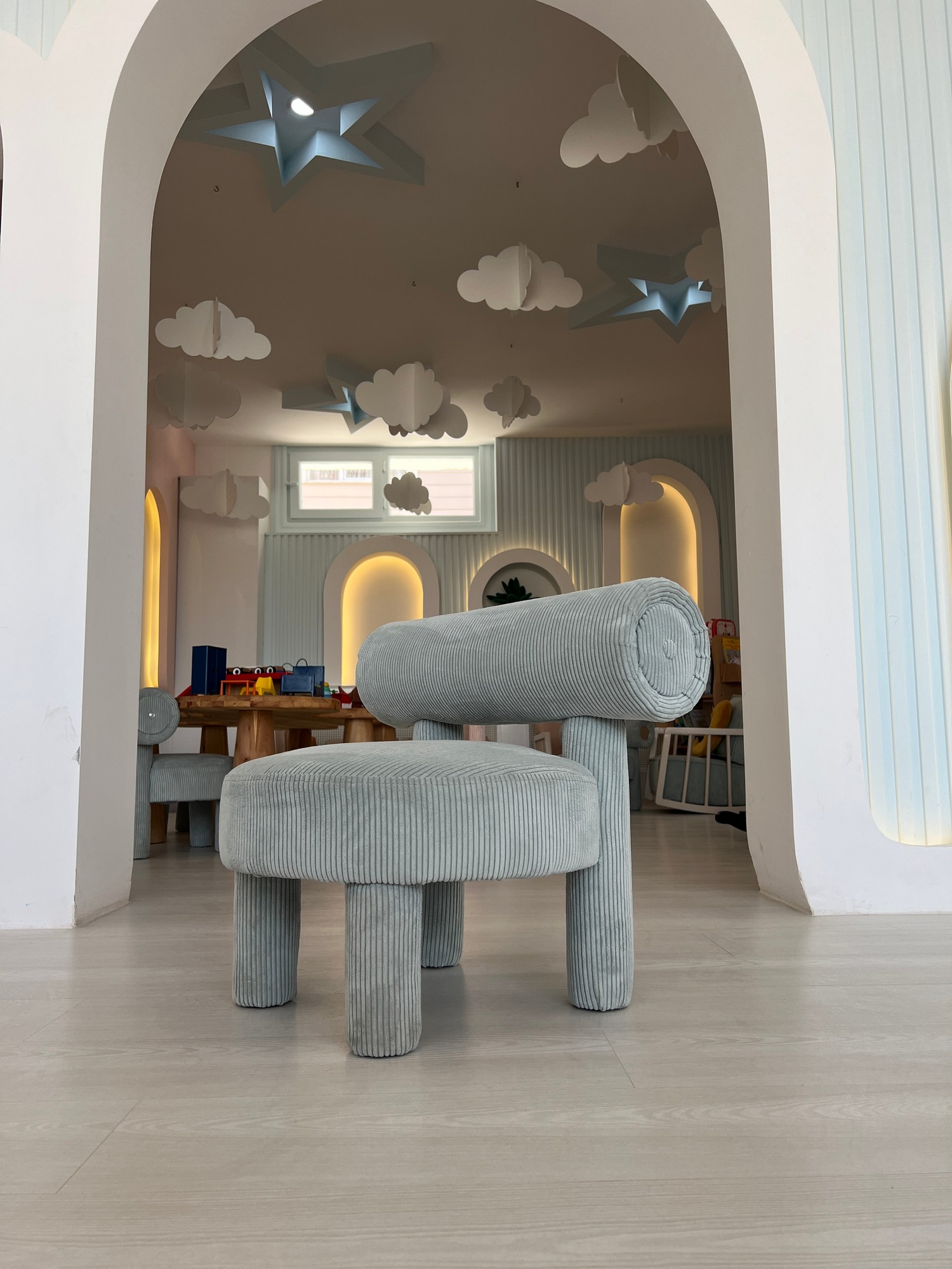 Dino Armchair Blue