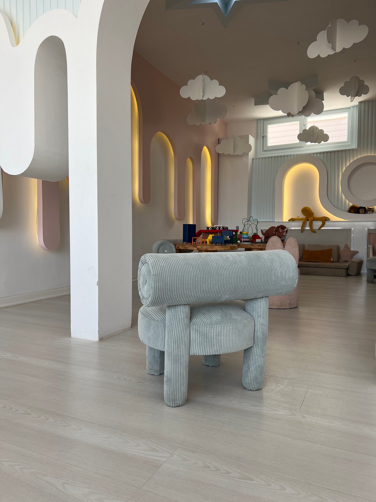 Dino Sessel Blau