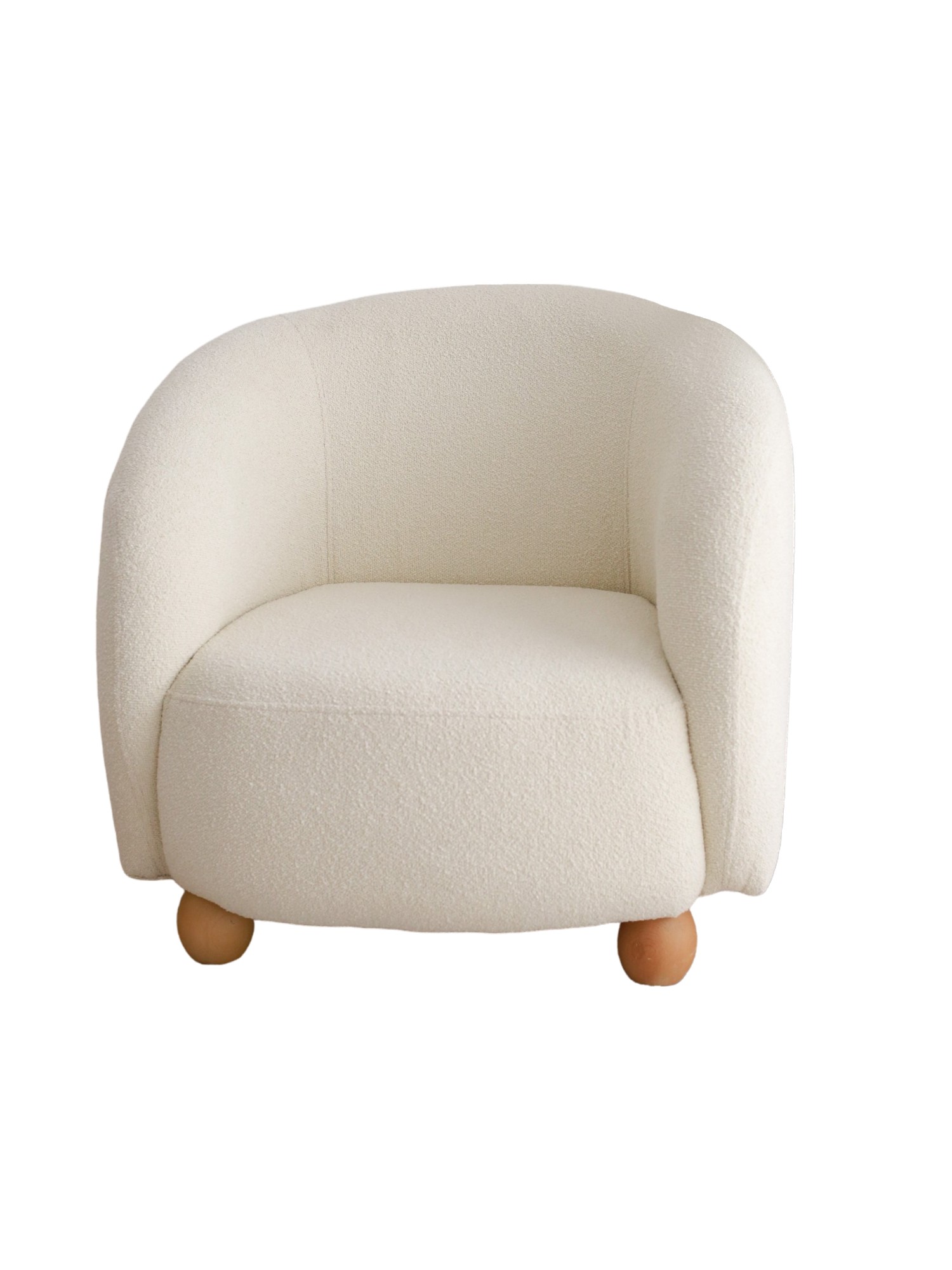 Slon Sessel Textile Weiß