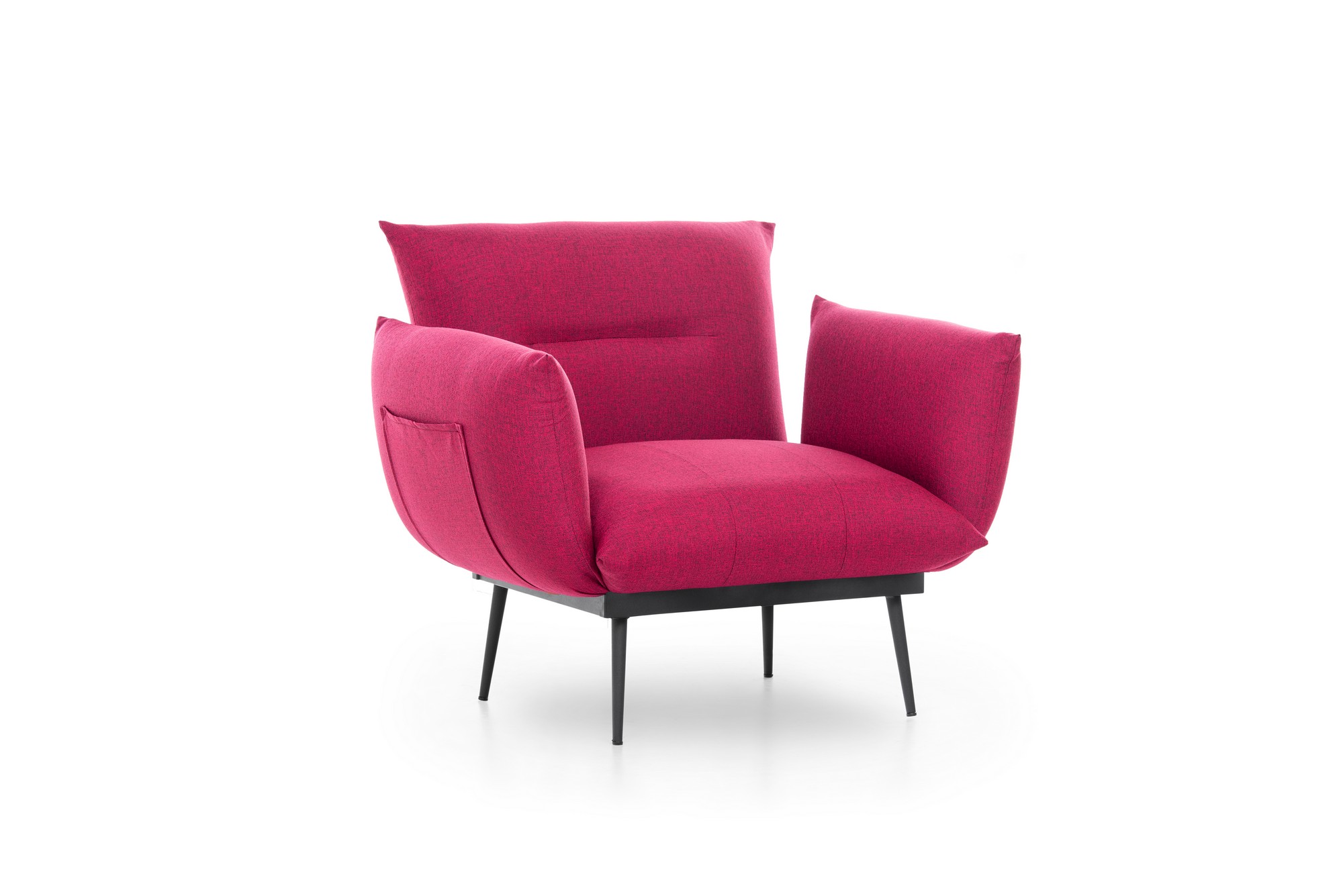 Natura Chair Black Dark Red