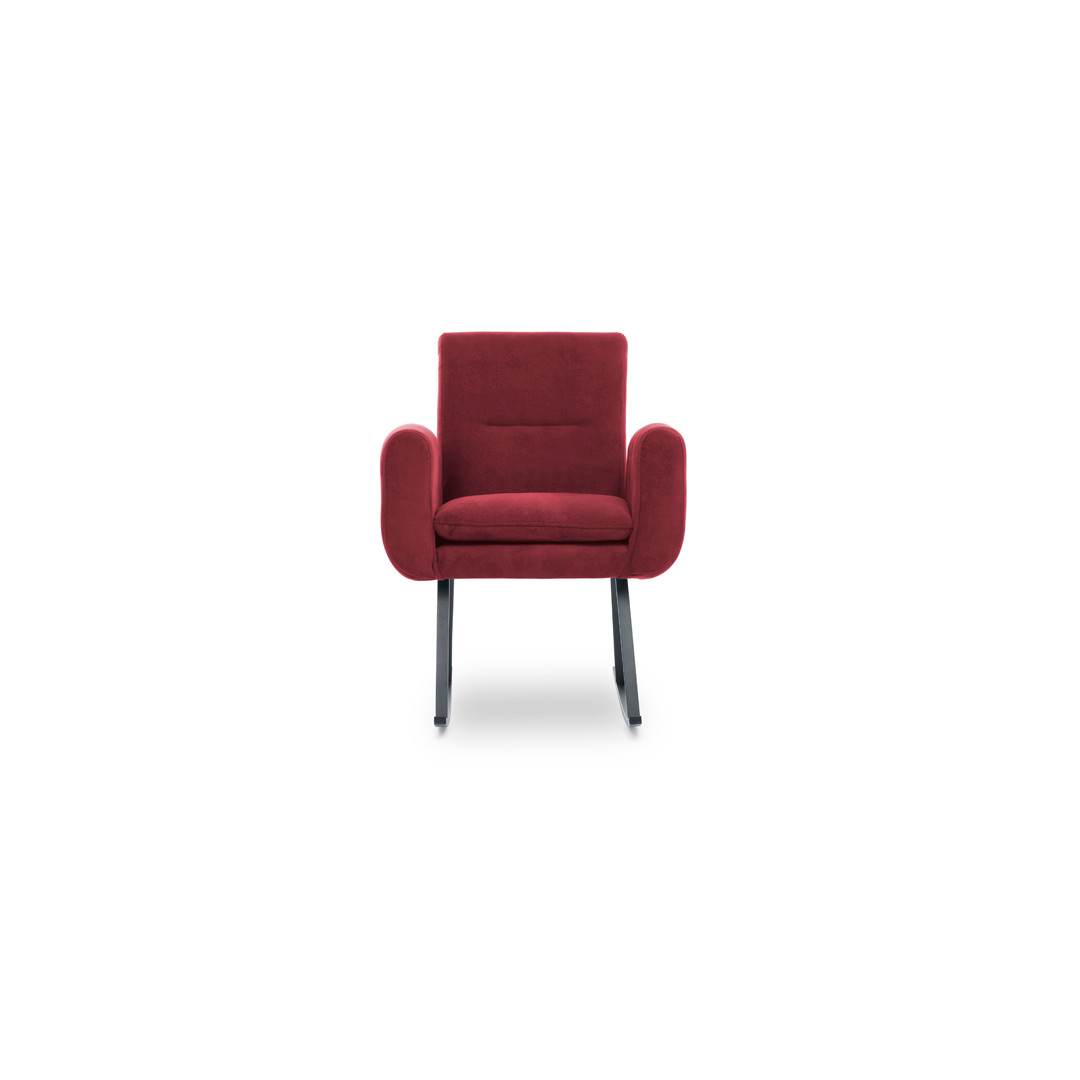 This armchair Chestnut Brown