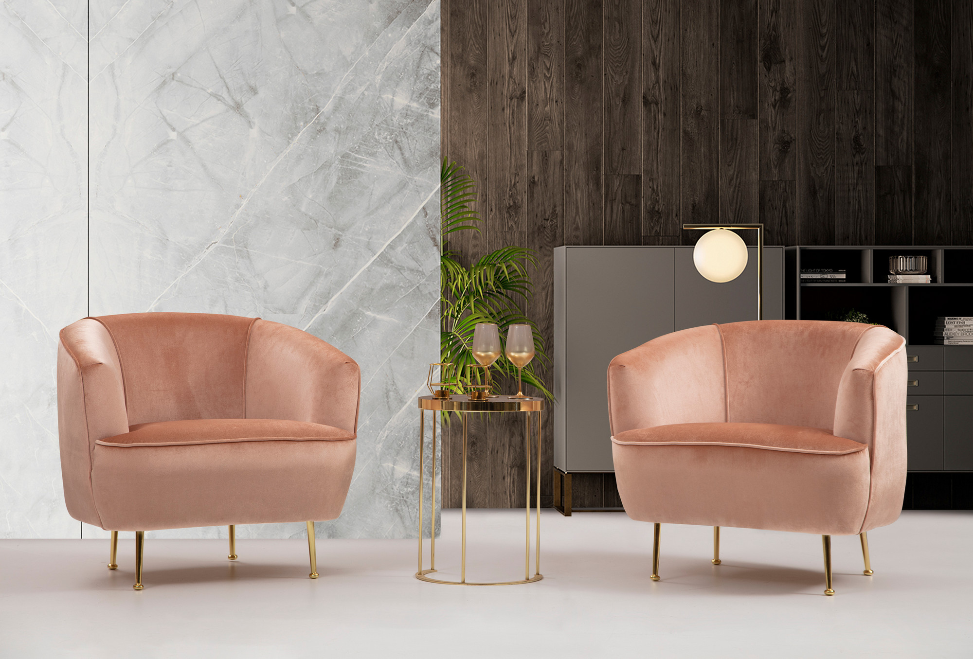 Piccoli Bony Armchair Pink